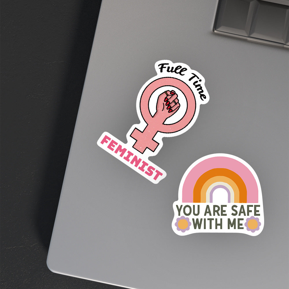 100pcs Feminist Stickers