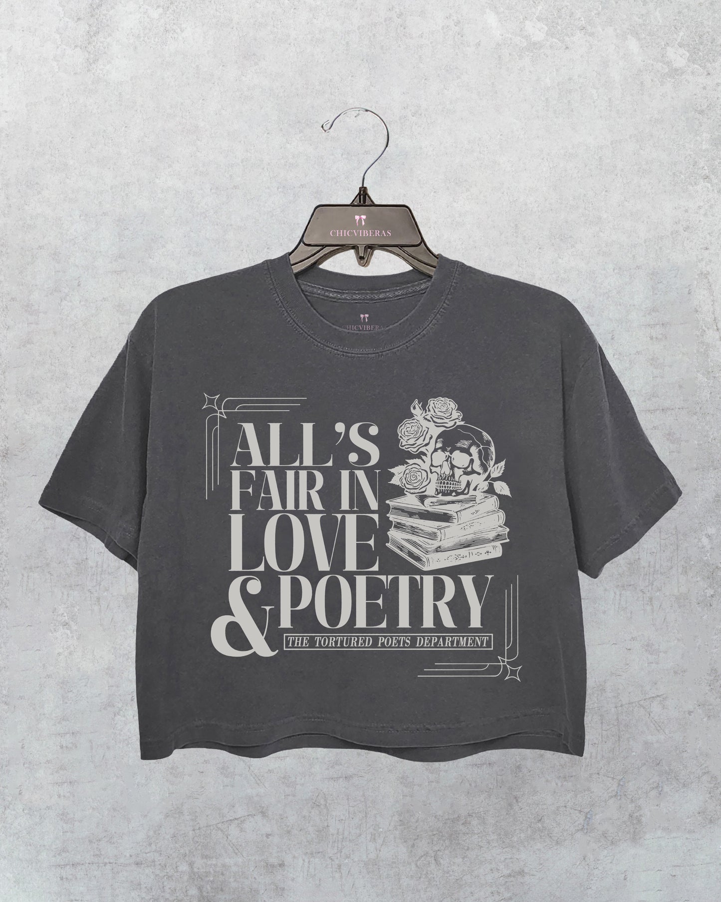 All's Fair In Love And Poetry The Tortured Poets Department Crop Shirt