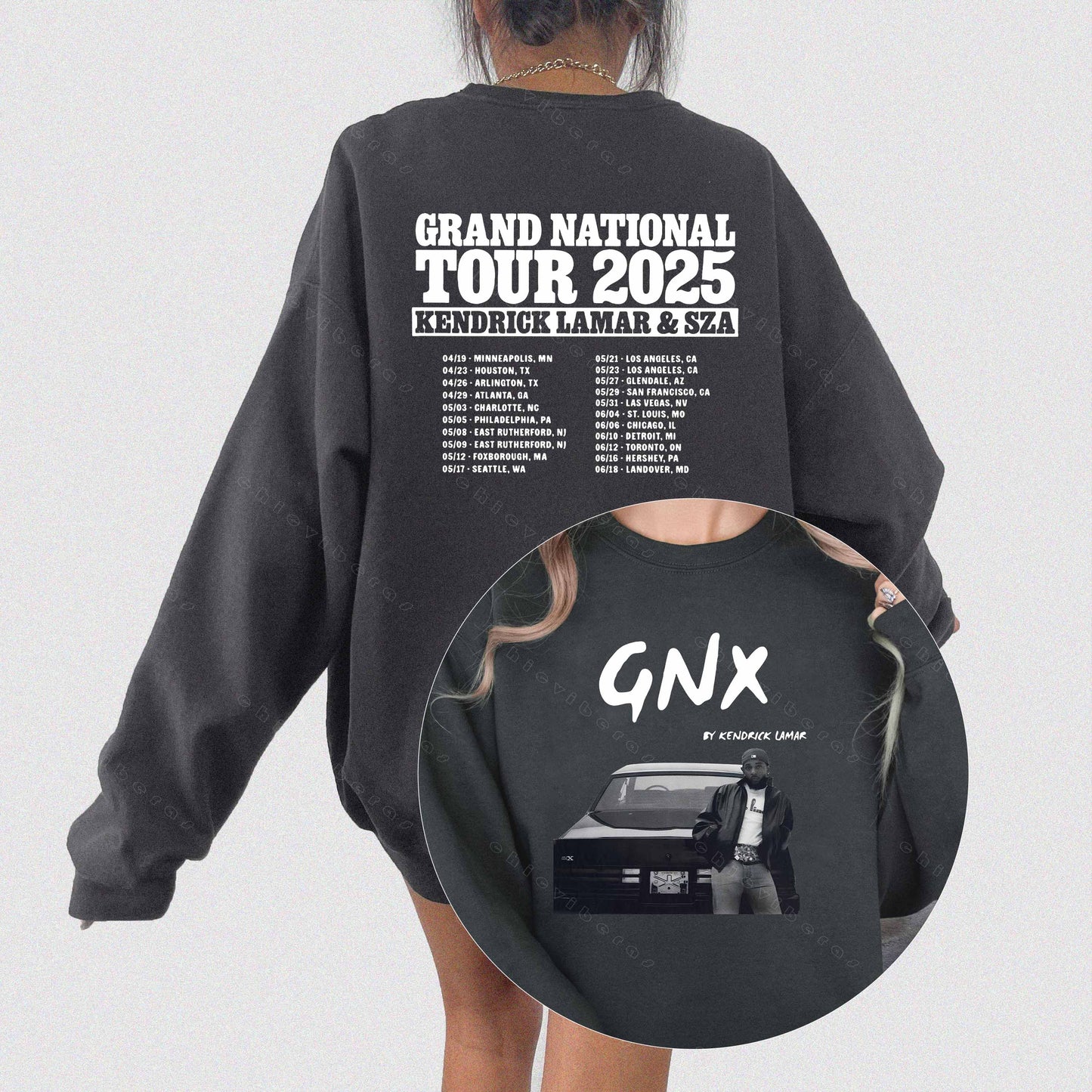 Kendrick Lamar Tour 2025 Fan Sweatshirt