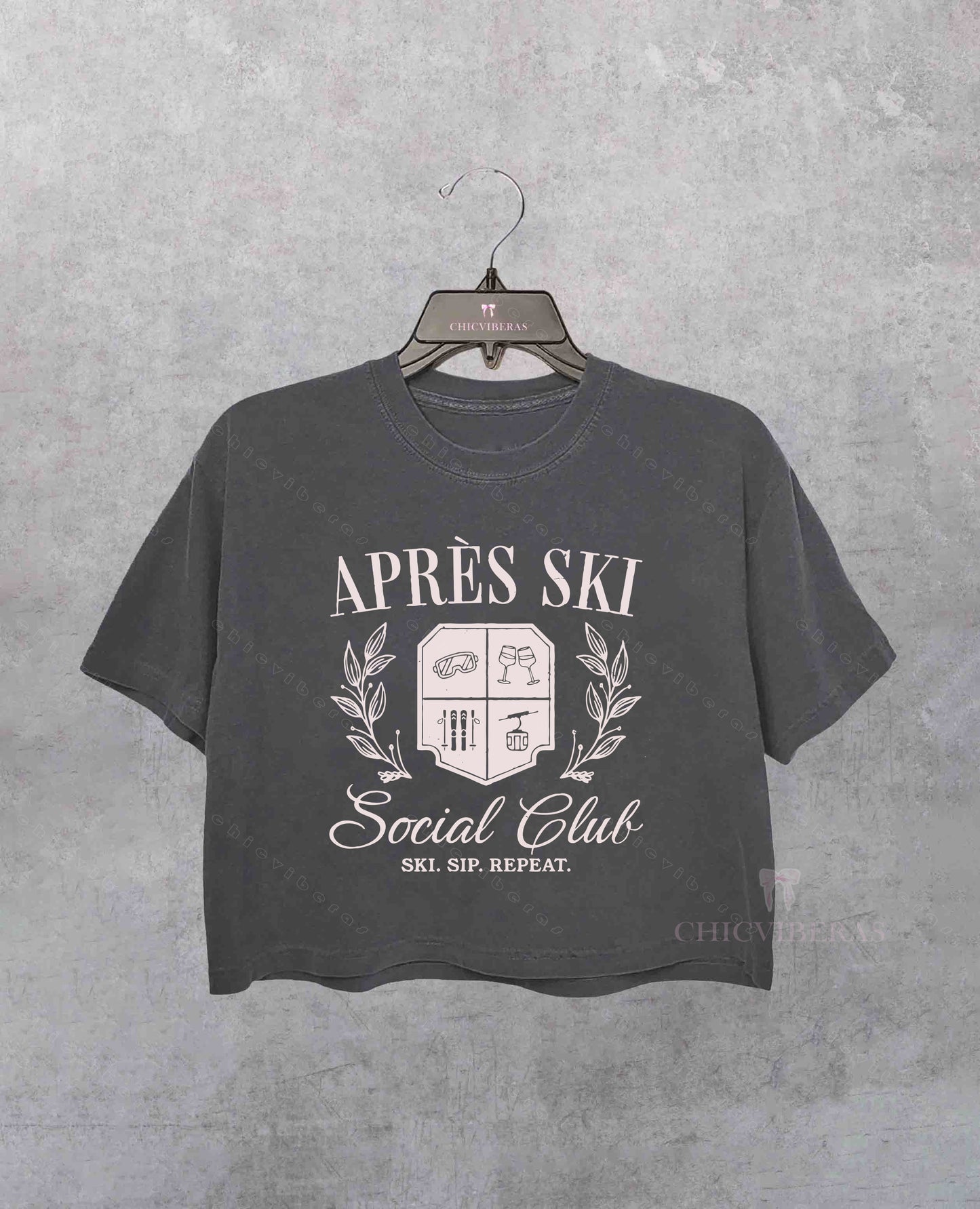 Apres Ski Social Club Crop Shirt