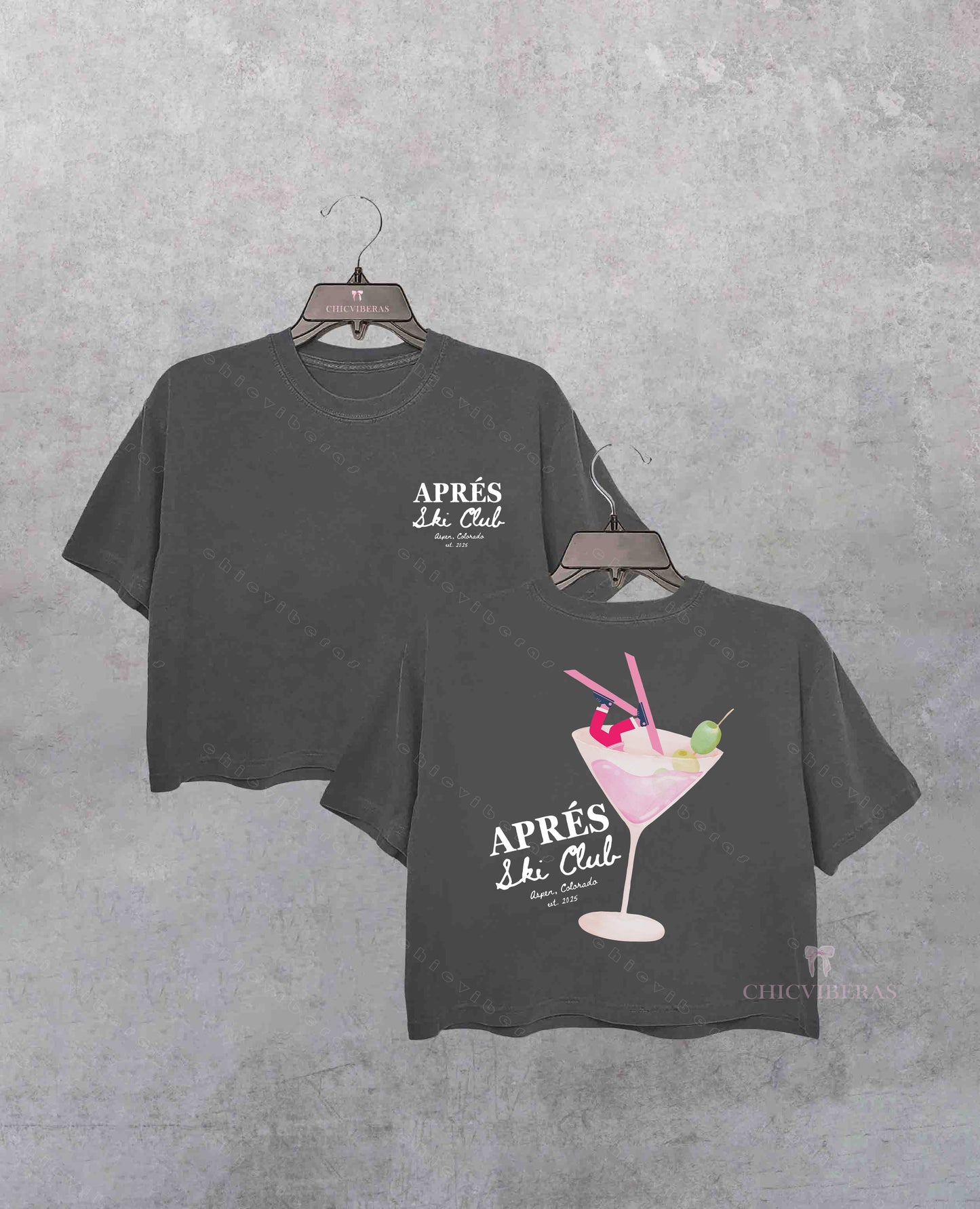 Dirty Martini Apres Ski Crop Shirt