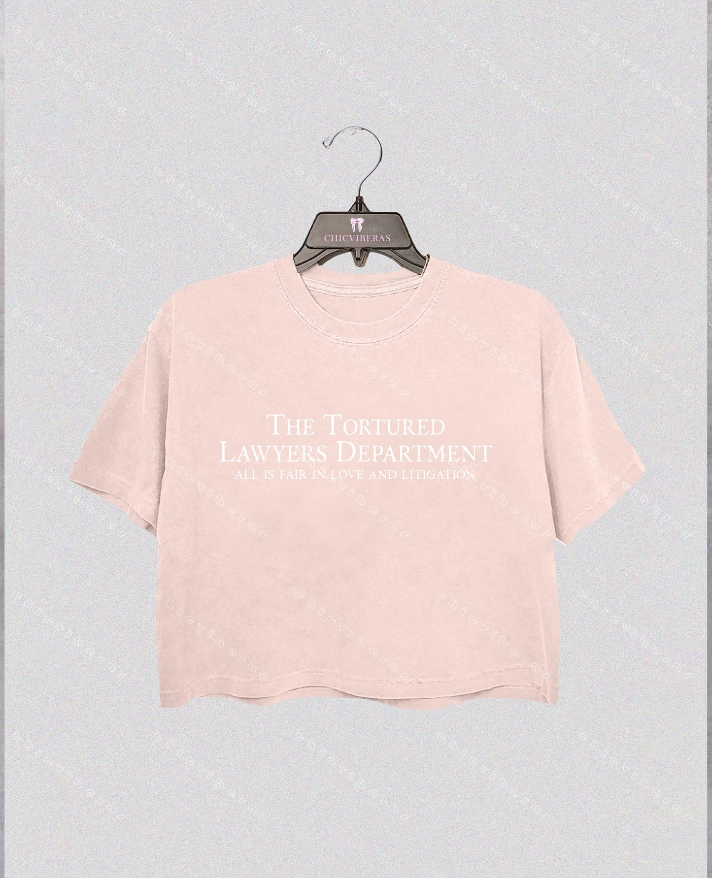 Tortured Lawyers Department Crop Shirt