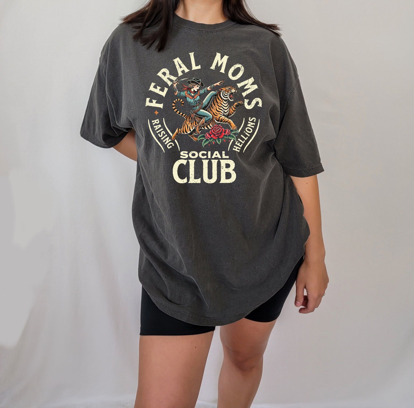 Feral Moms Social Club Tee