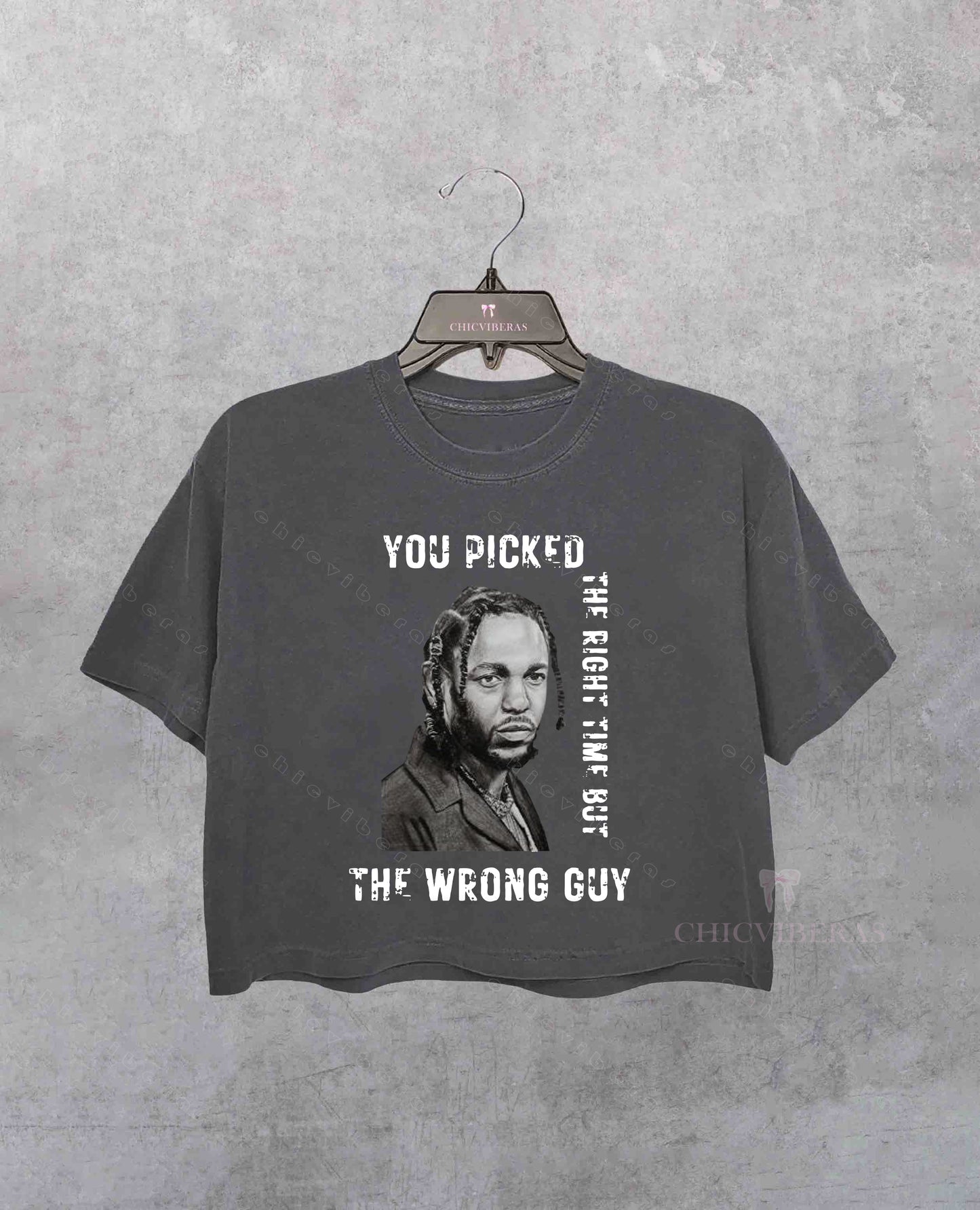 You Picked The Right Time But The Wrong Guy Crop Shirt