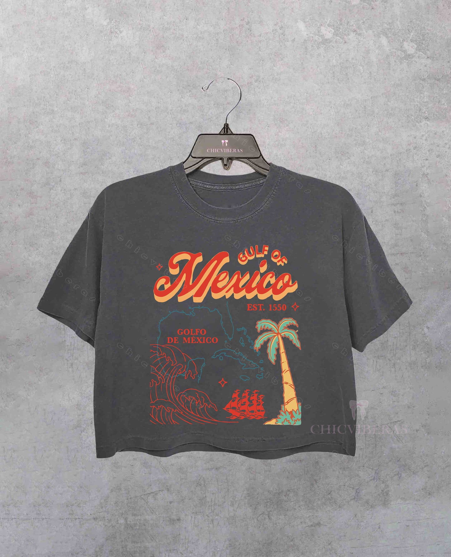 Gulf Of Mexico Social Justice Crop Shirt