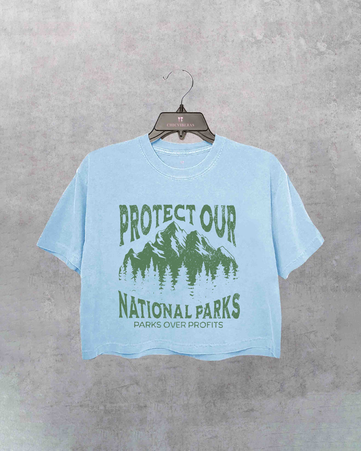 Support Our National Parks Subtle FDT Crop Shirt