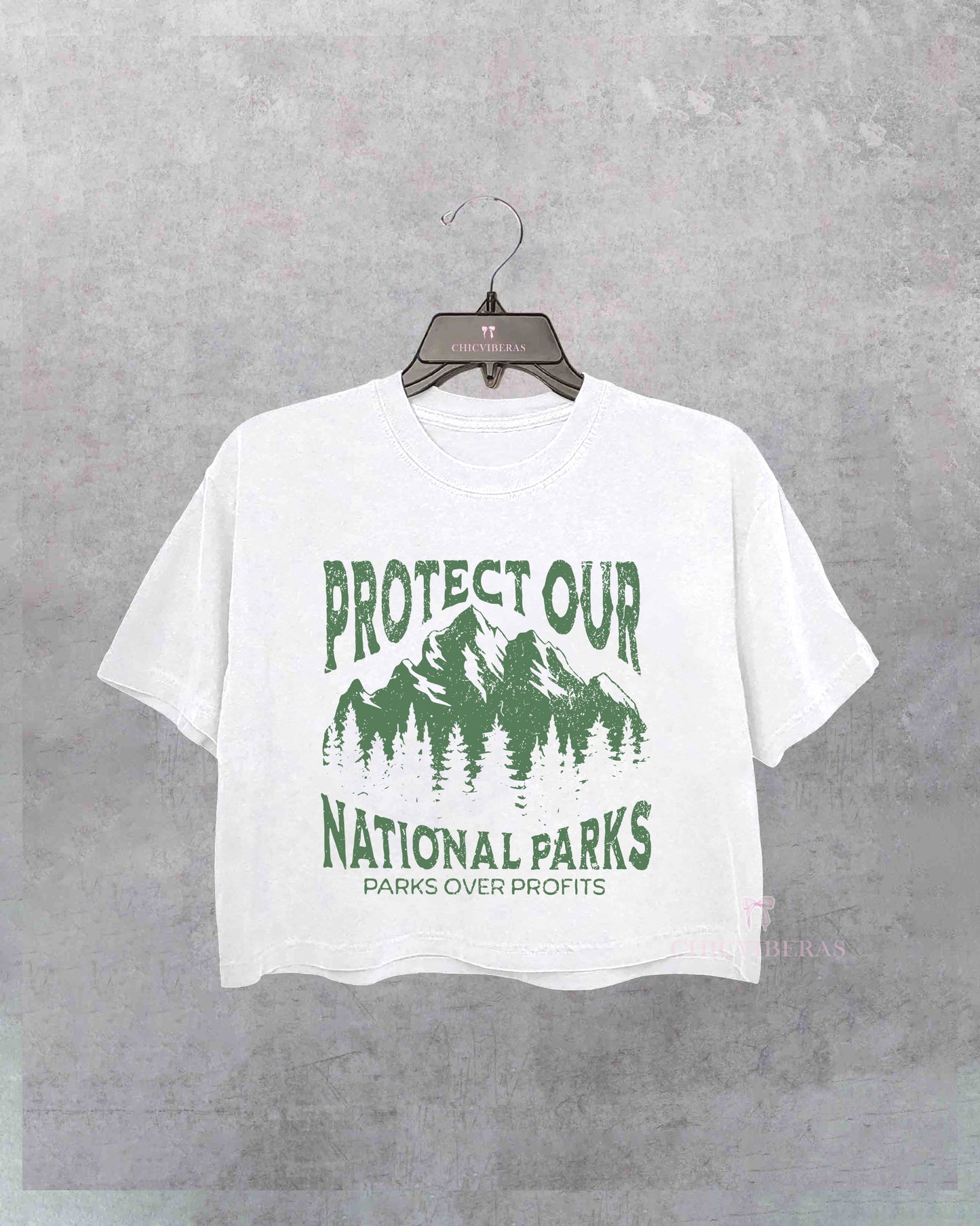 Support Our National Parks Subtle FDT Crop Shirt