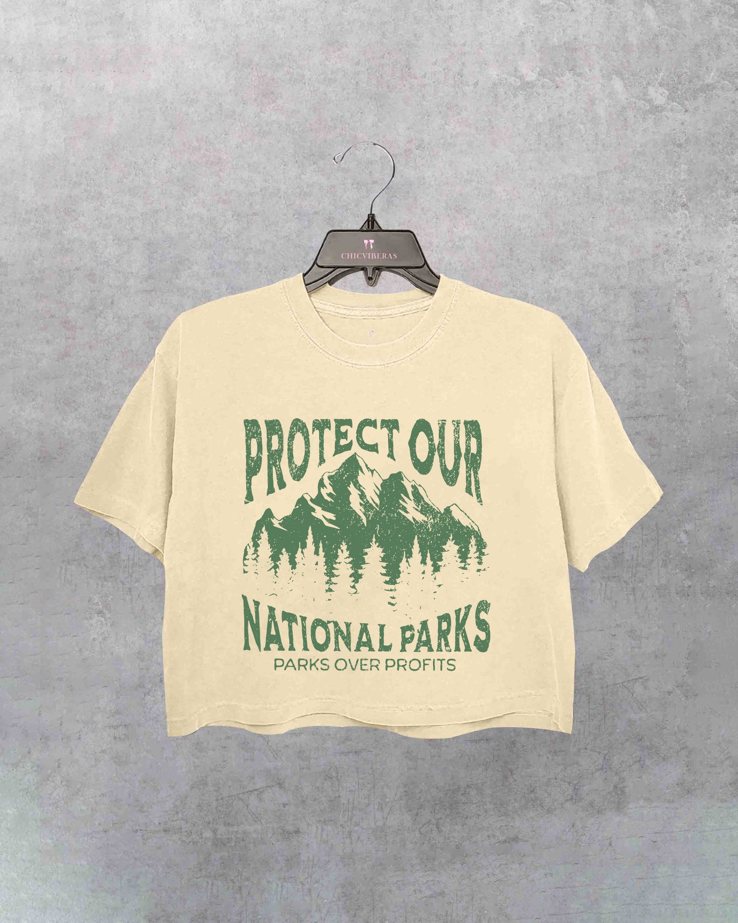 Support Our National Parks Subtle FDT Crop Shirt