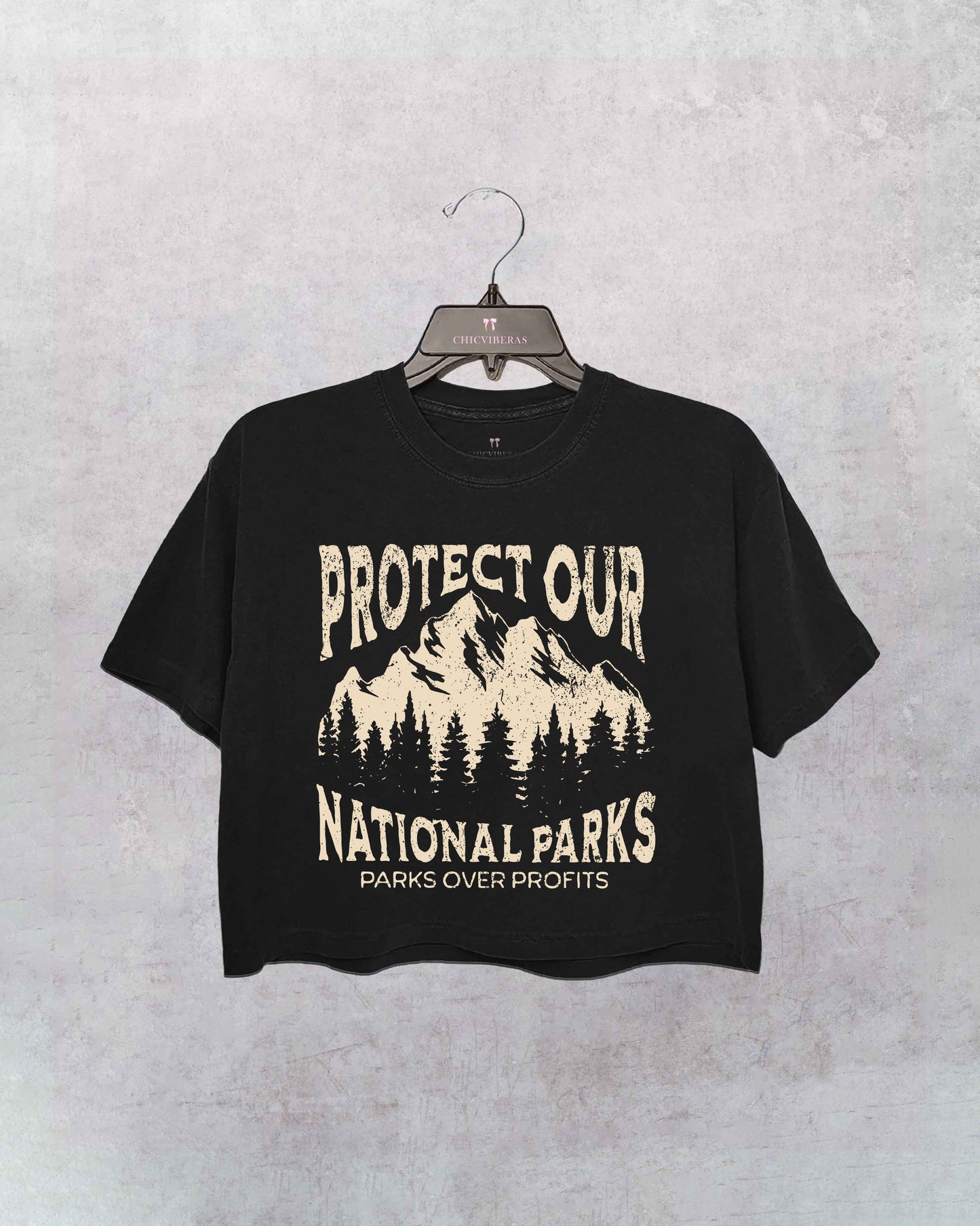 Support Our National Parks Subtle FDT Crop Shirt