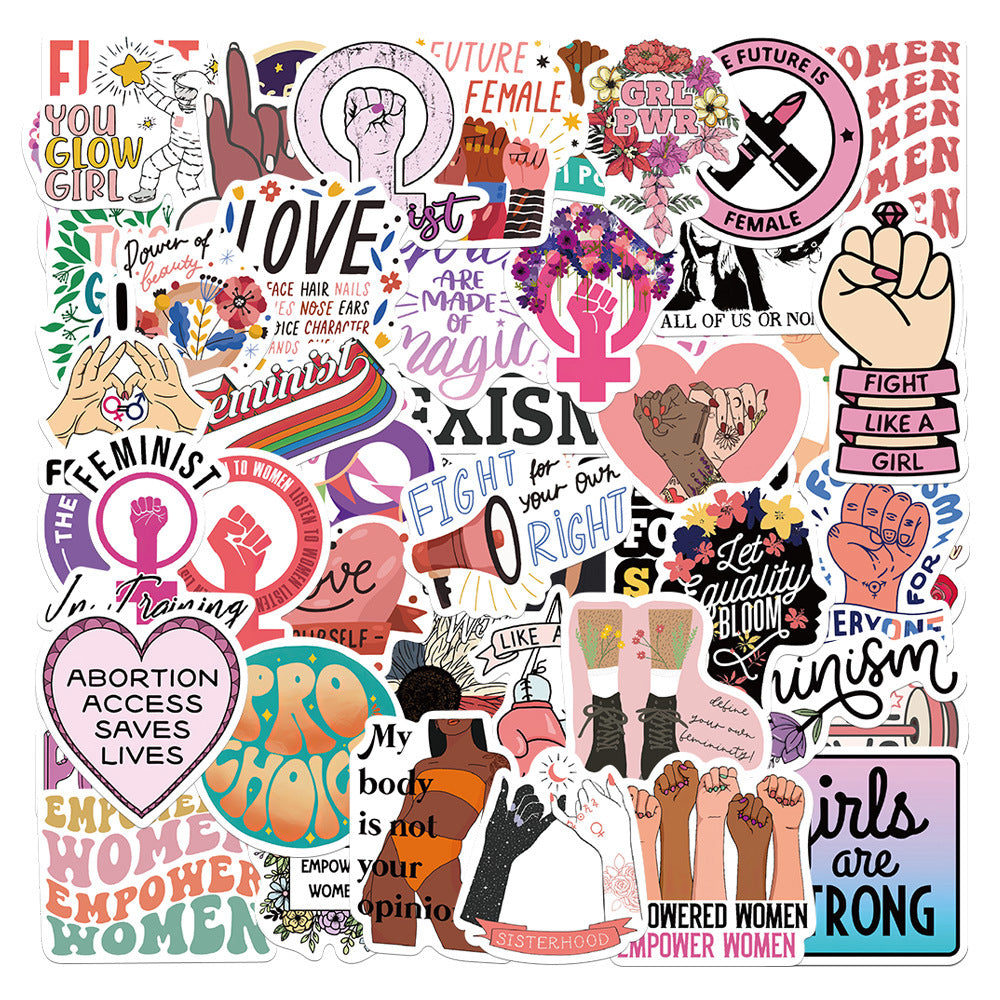 100pcs Feminist Stickers