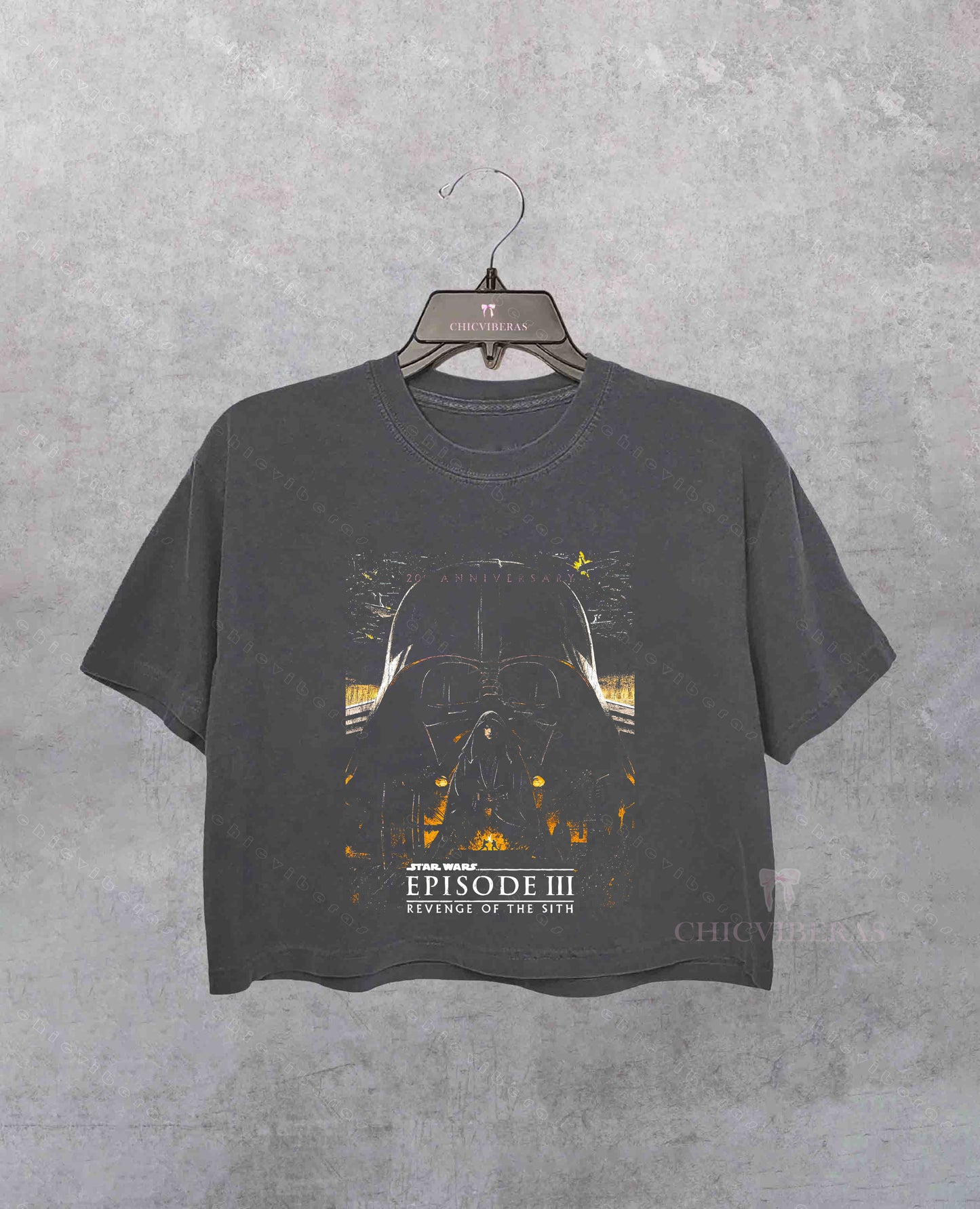 Revenge Of The Sith 20th Anakin Skywalker Crop Shirt