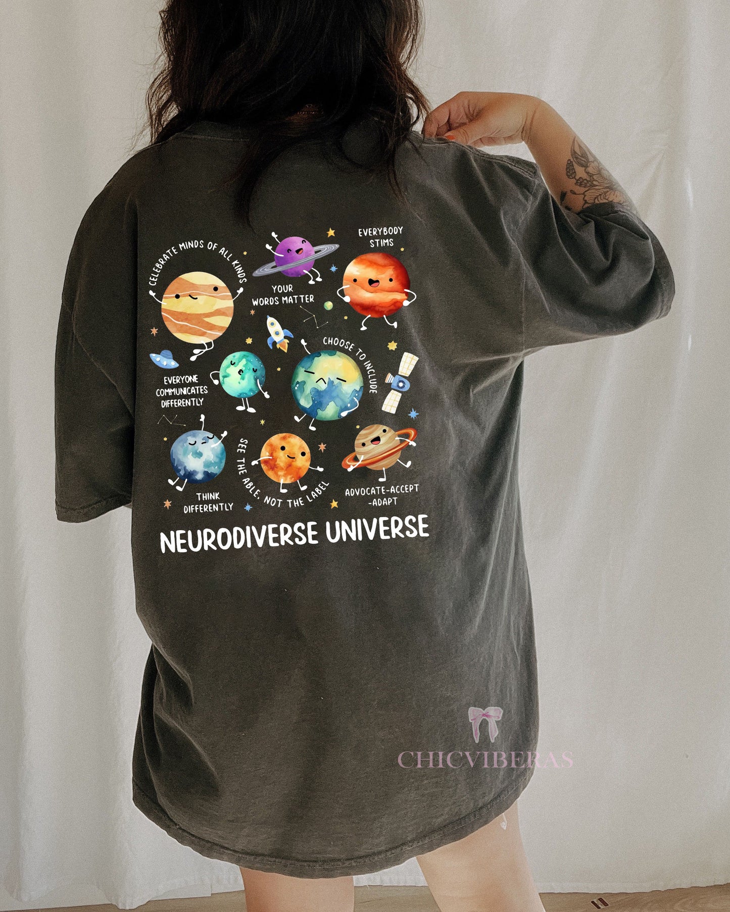 Autism Awareness Neurodiverse Universe Tee