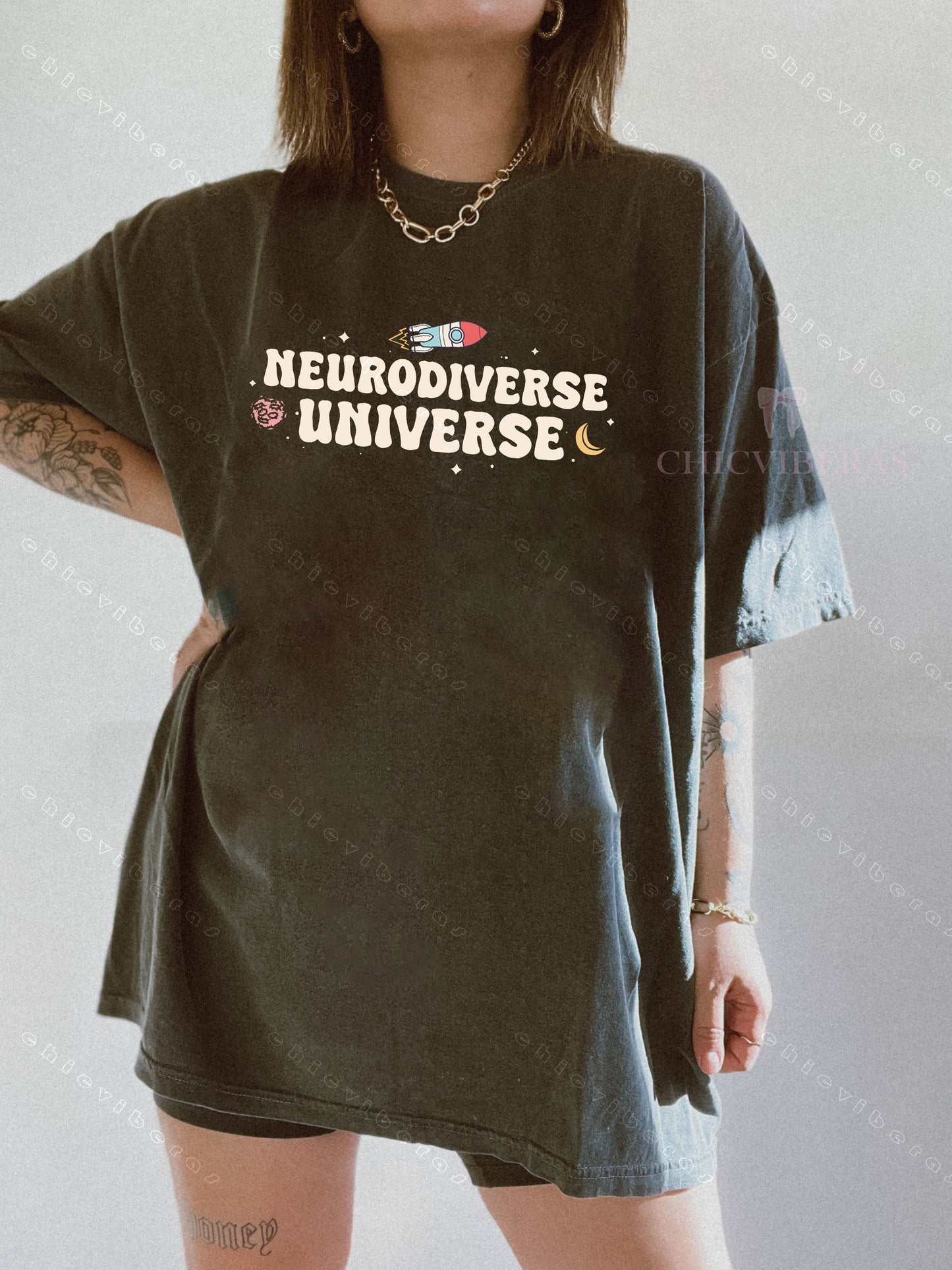 Autism Awareness Neurodiverse Universe Tee