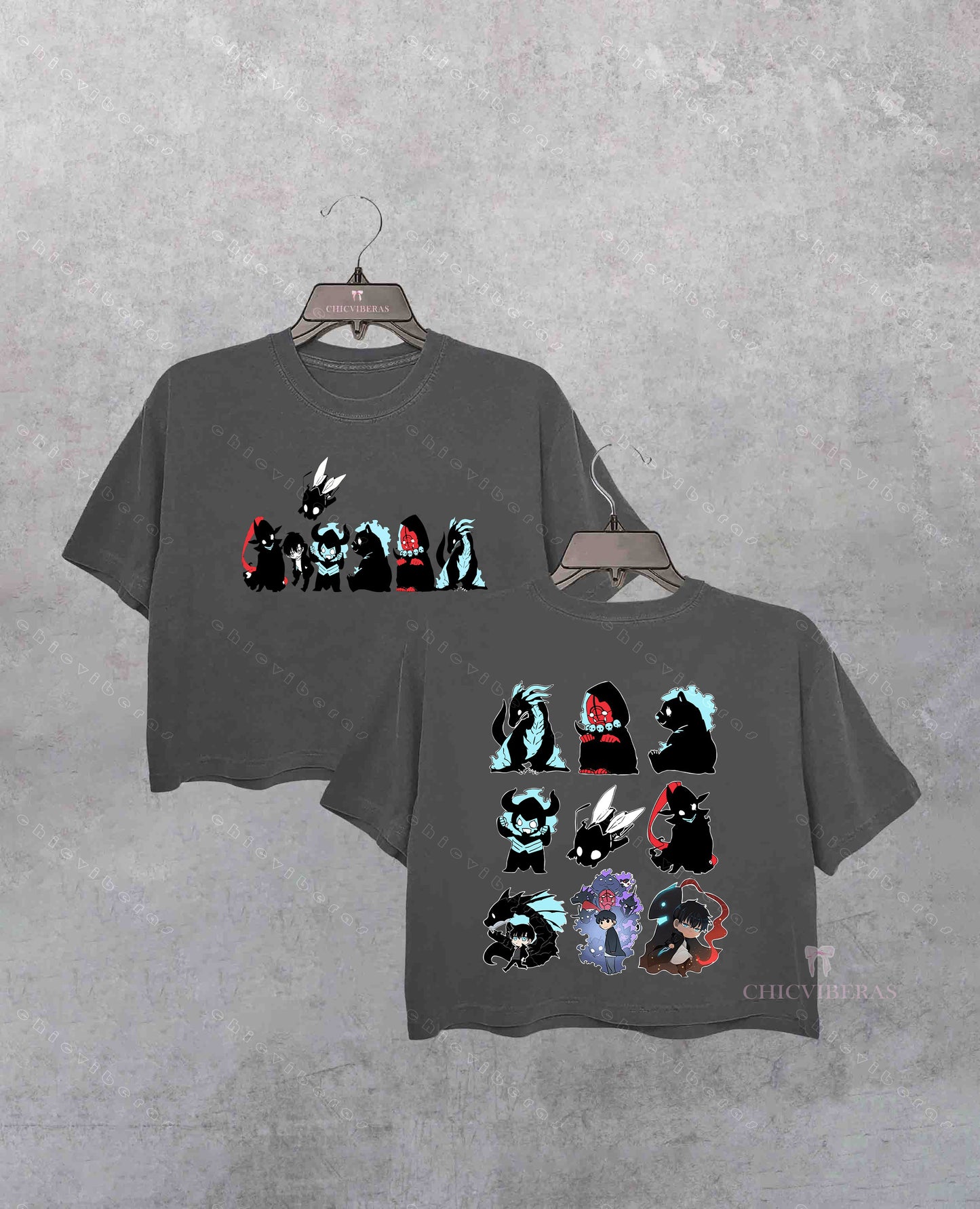 Solo Leveling Sung Jinwoo 2 Sides Crop Shirt