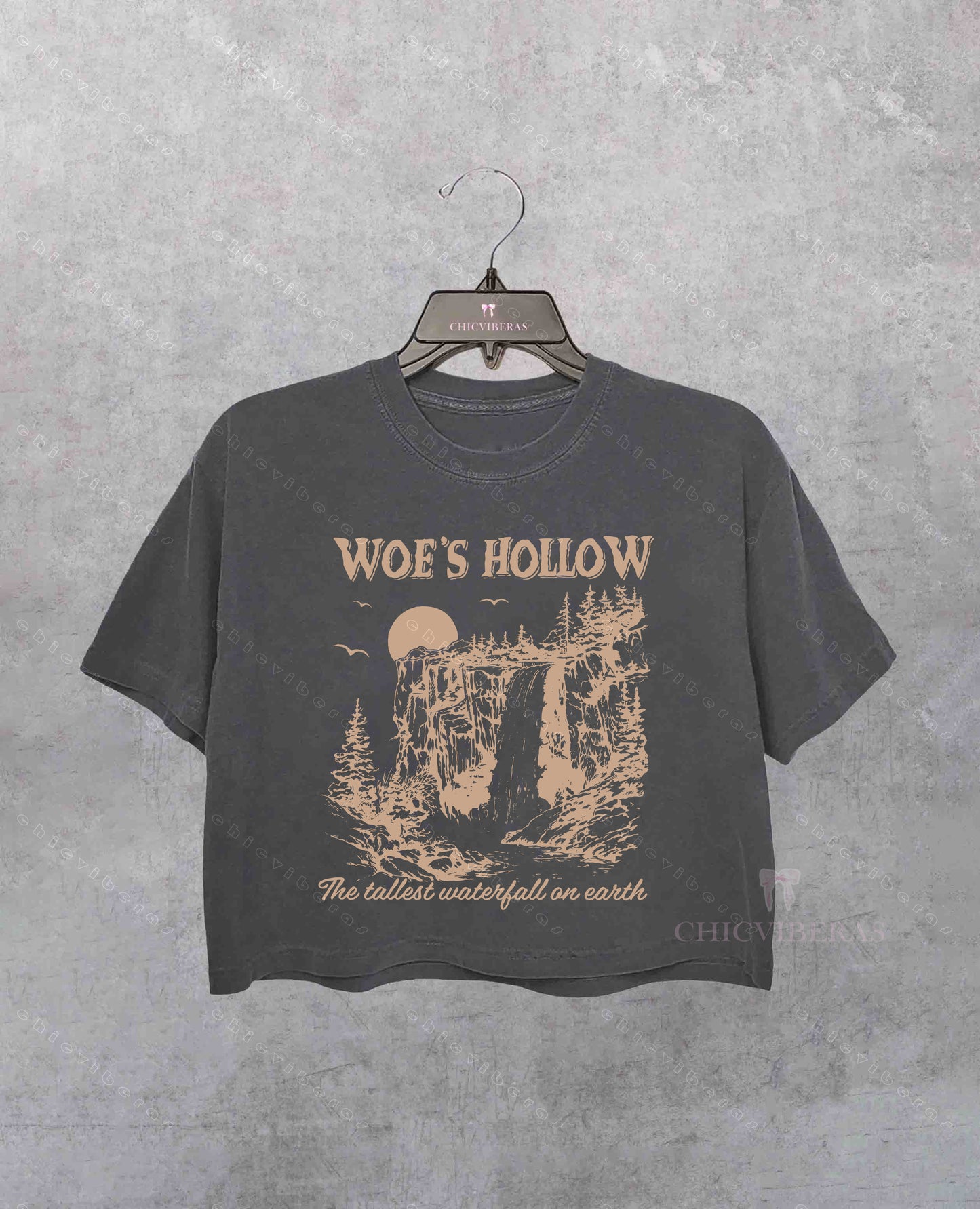 Woe's Hollow Severance Dieter Eagan Crop Shirt
