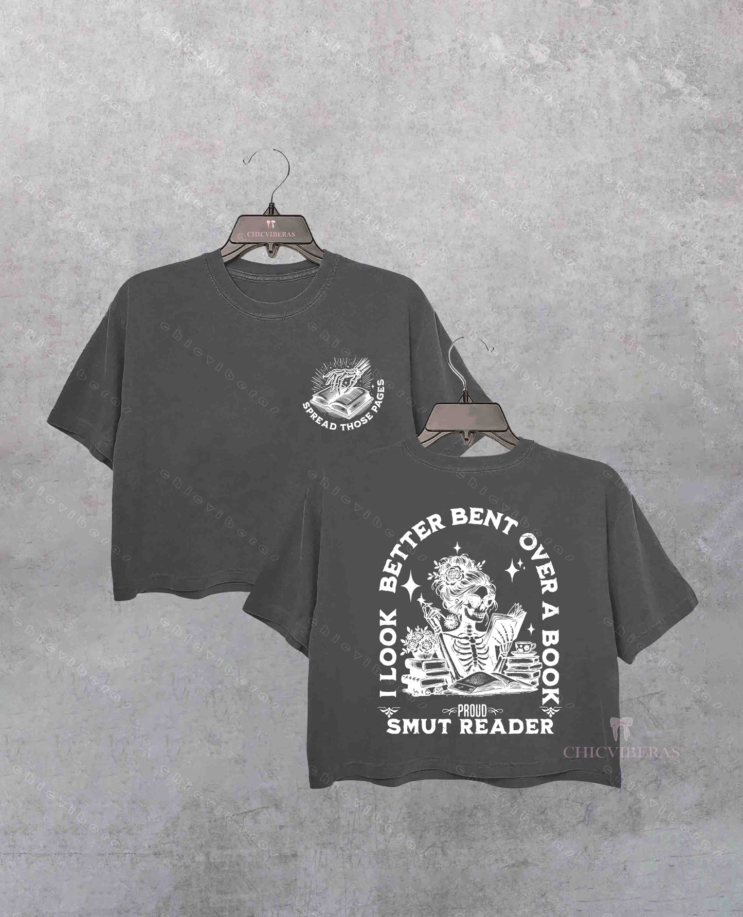 I look Better Bent Over A Book Smut Reader Crop Shirt