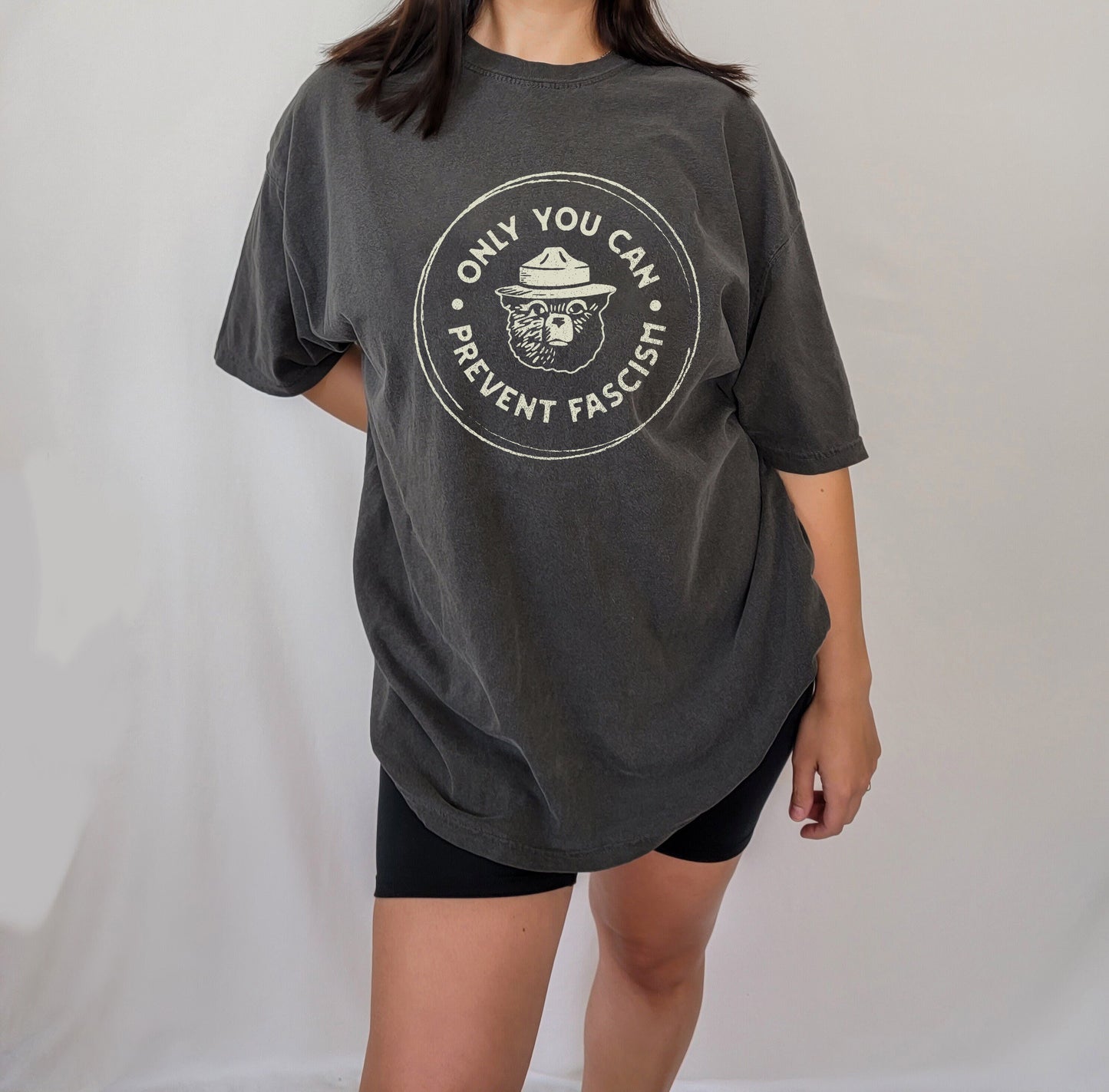 Only You Can Prevent Fascism National Park Bear Tee