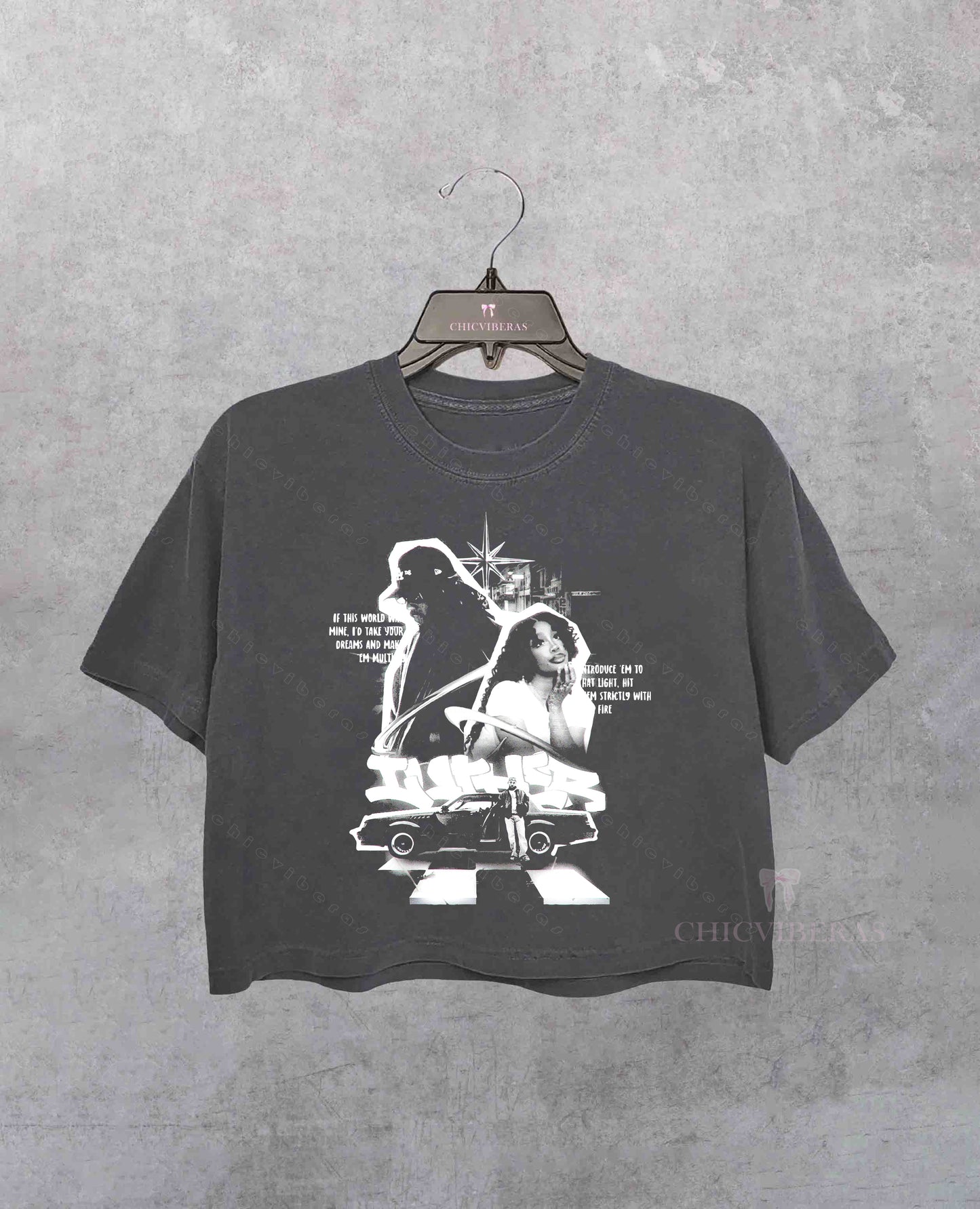 Luther Kendrick Lamar and Sza Concert Crop Shirt