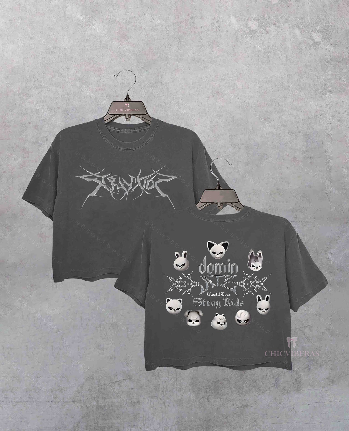 Stray Kids dominATE World Tour US 2025 2 Sides Crop Shirt