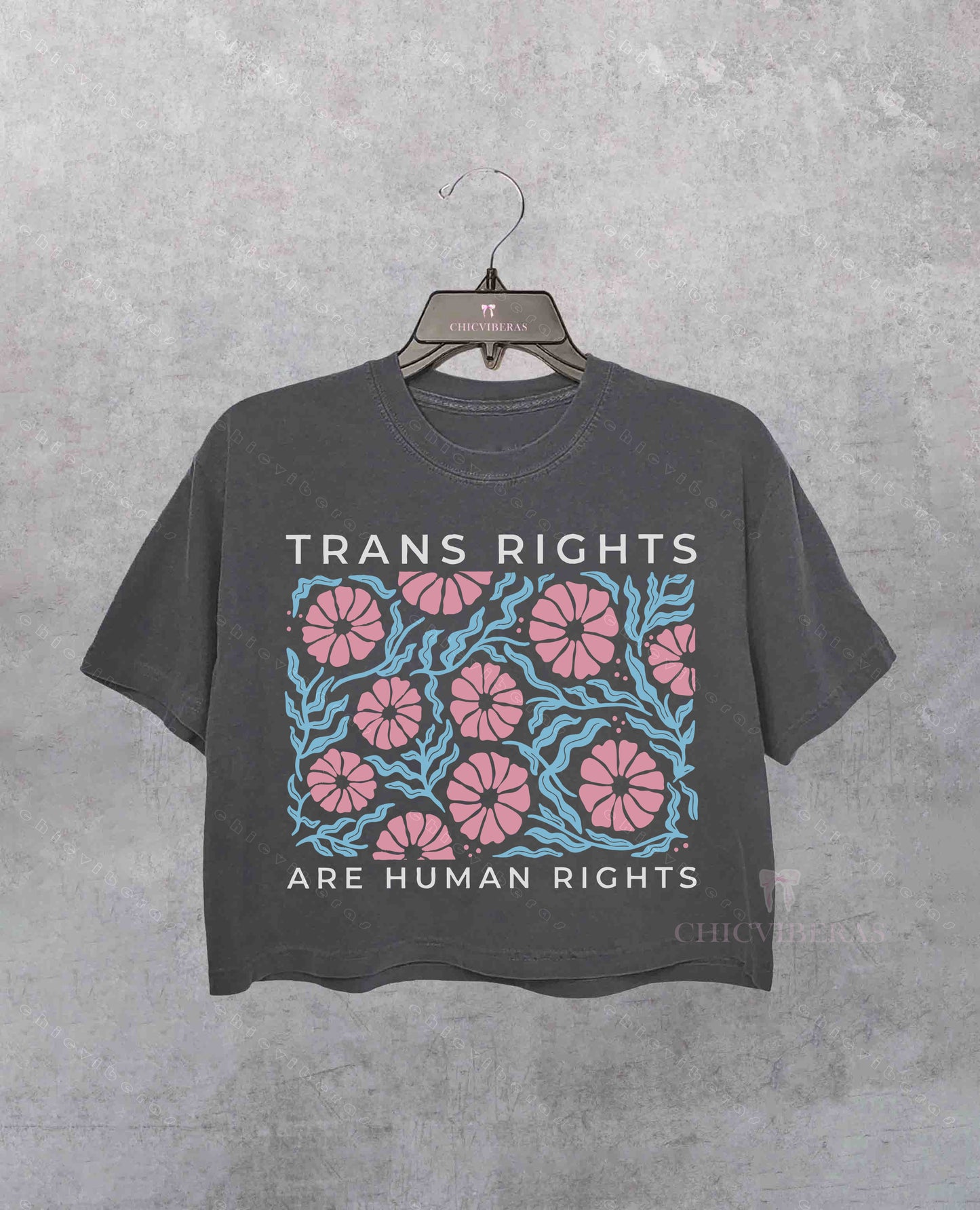 Trans Rights Equal Rights Crop Shirt