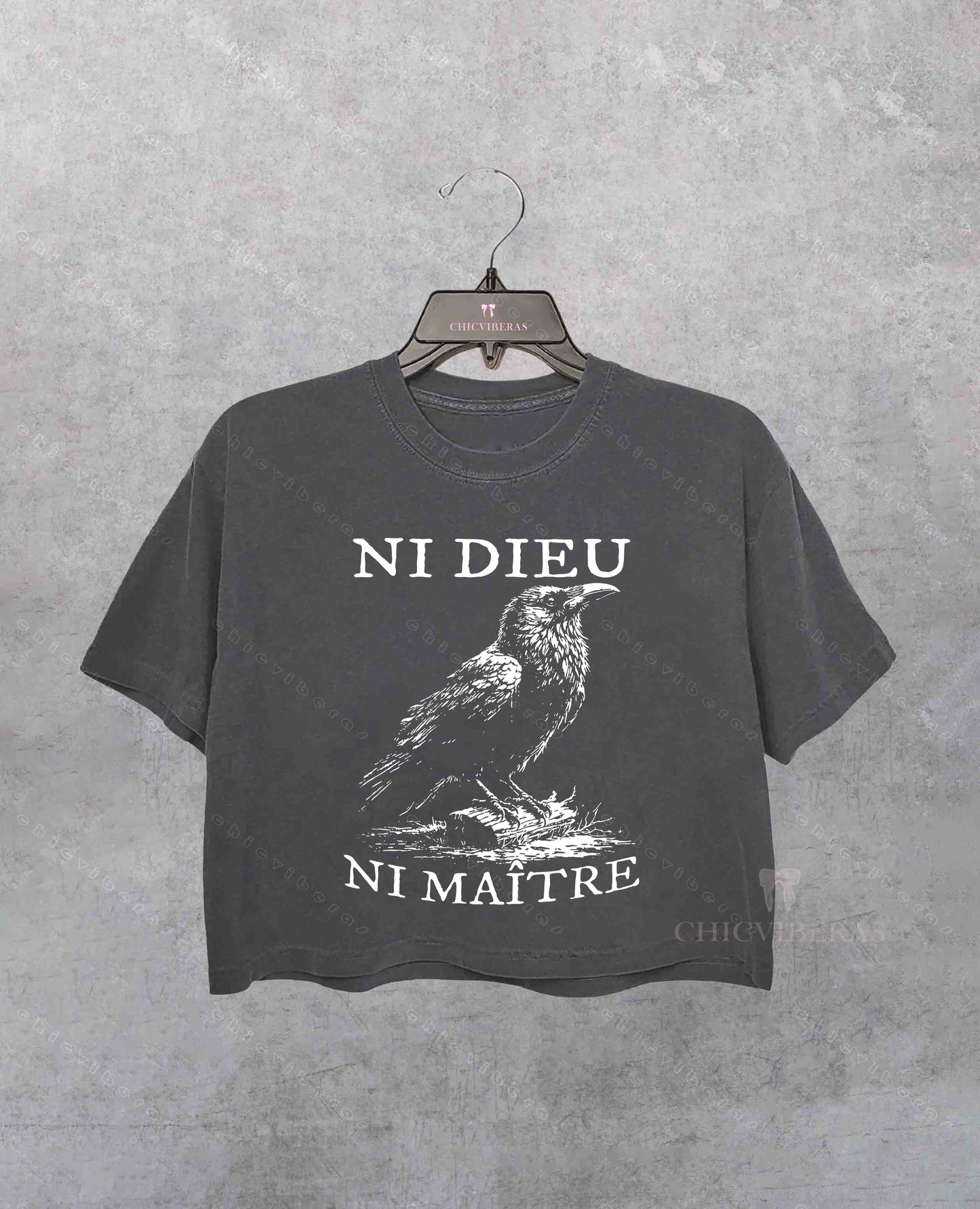 Ni Dieu Ni Maître No God No Master Crop Shirt