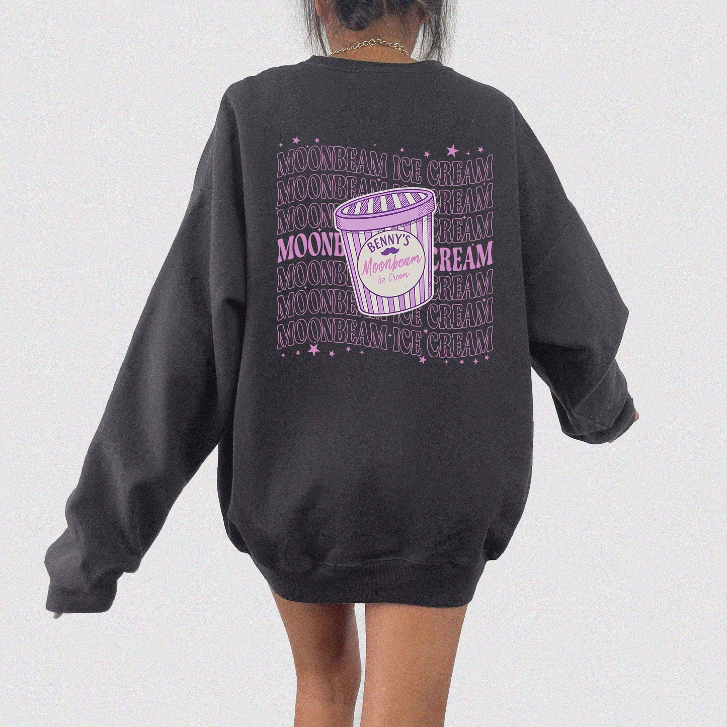 Moonbeam Ice Cream Music Crewneck