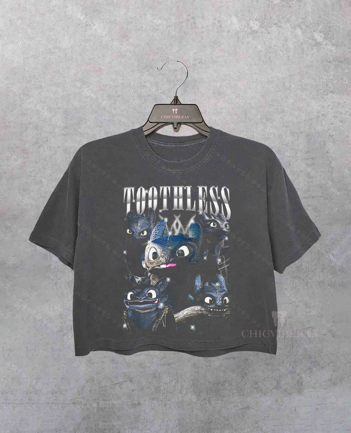 Toothless Fan Crop Shirt