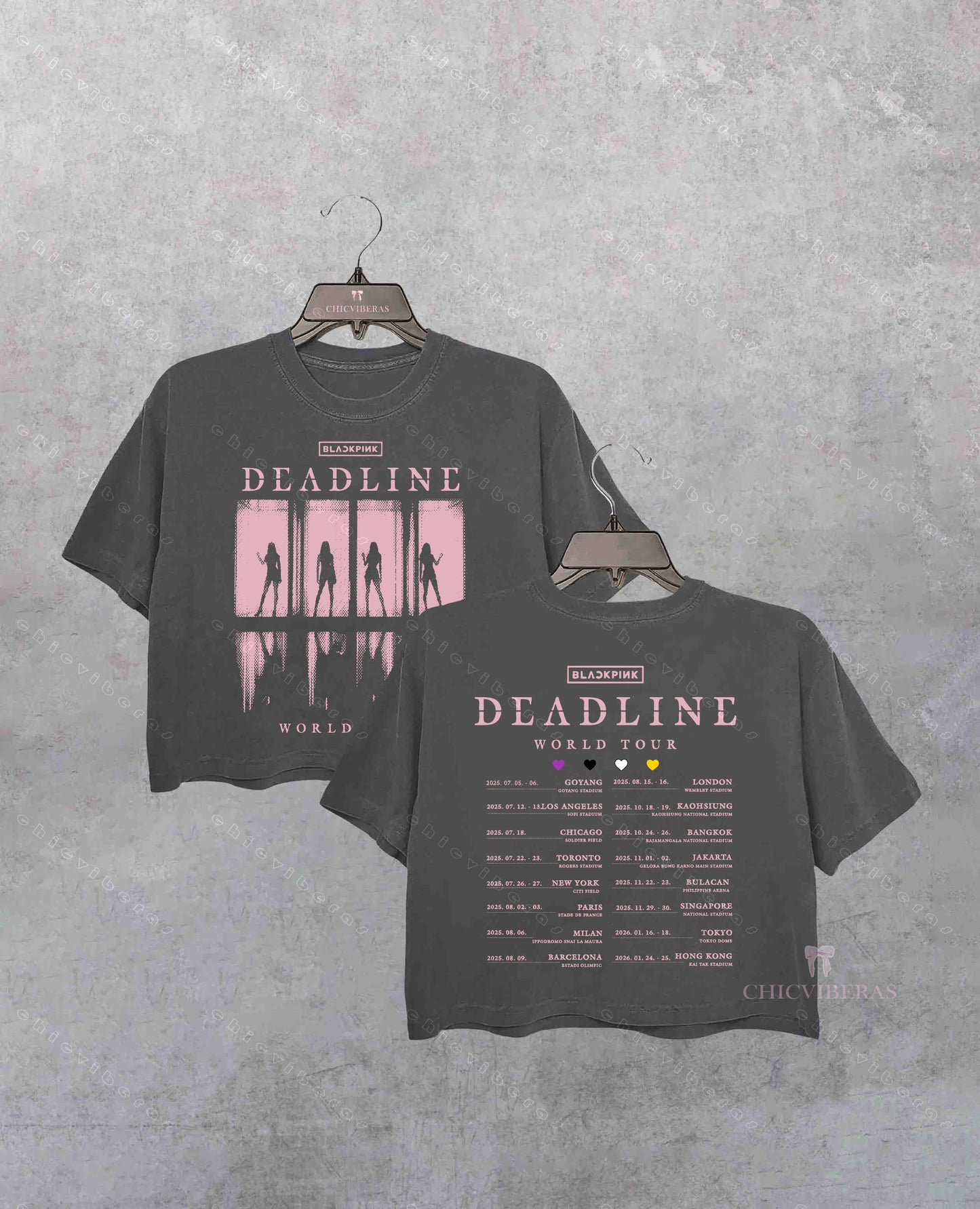 BlackPink Deadline World Tour Crop Shirt