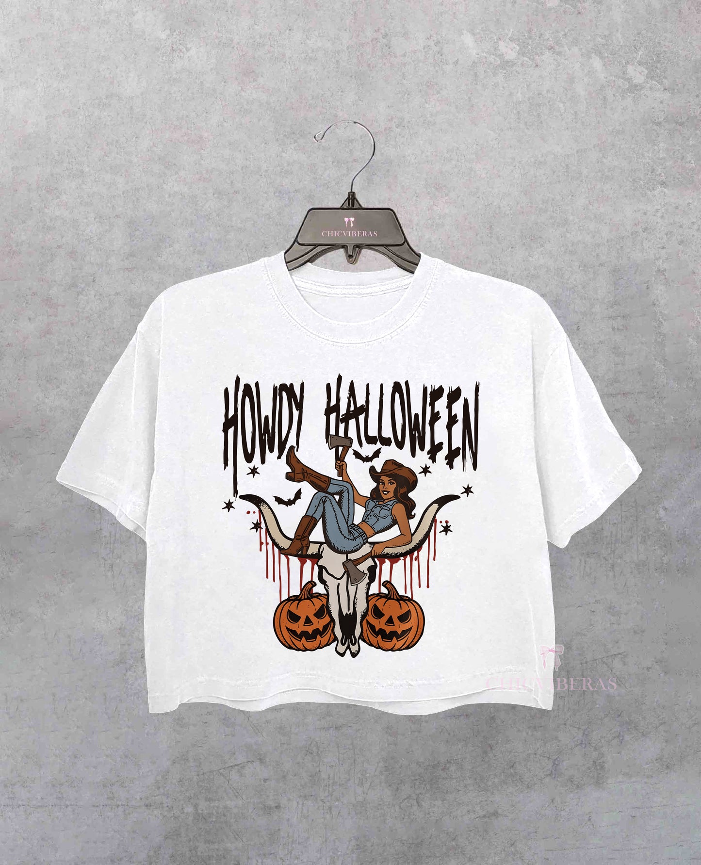 Cowgirl Halloween Cute Western Crop Shirt