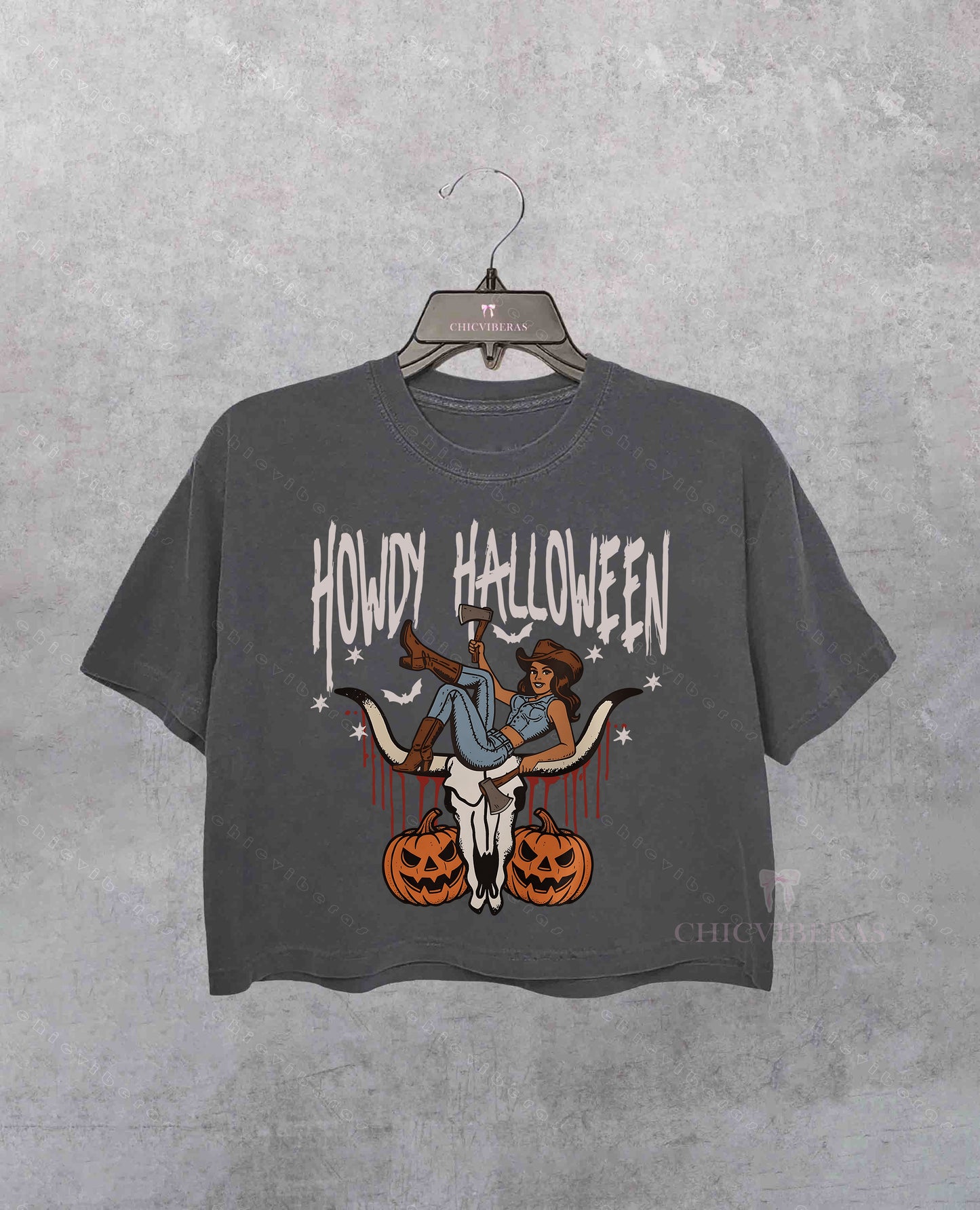 Cowgirl Halloween Cute Western Crop Shirt