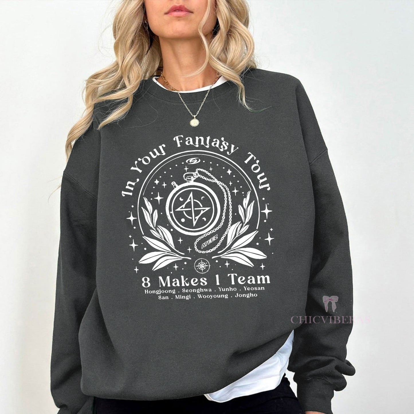 Ateez 2025 World Tour in Your Fantasy Crewneck