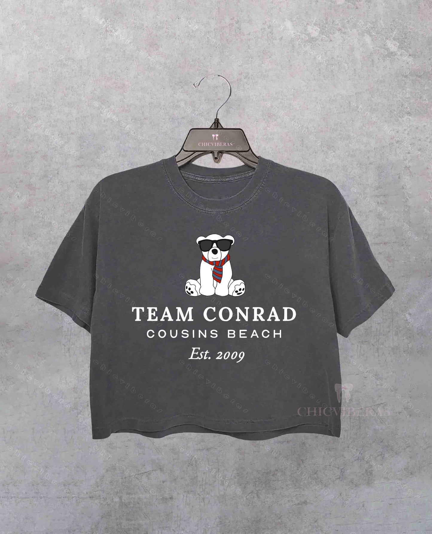 Team Conrad Junior Mint Bear TSITP Crop Shirt