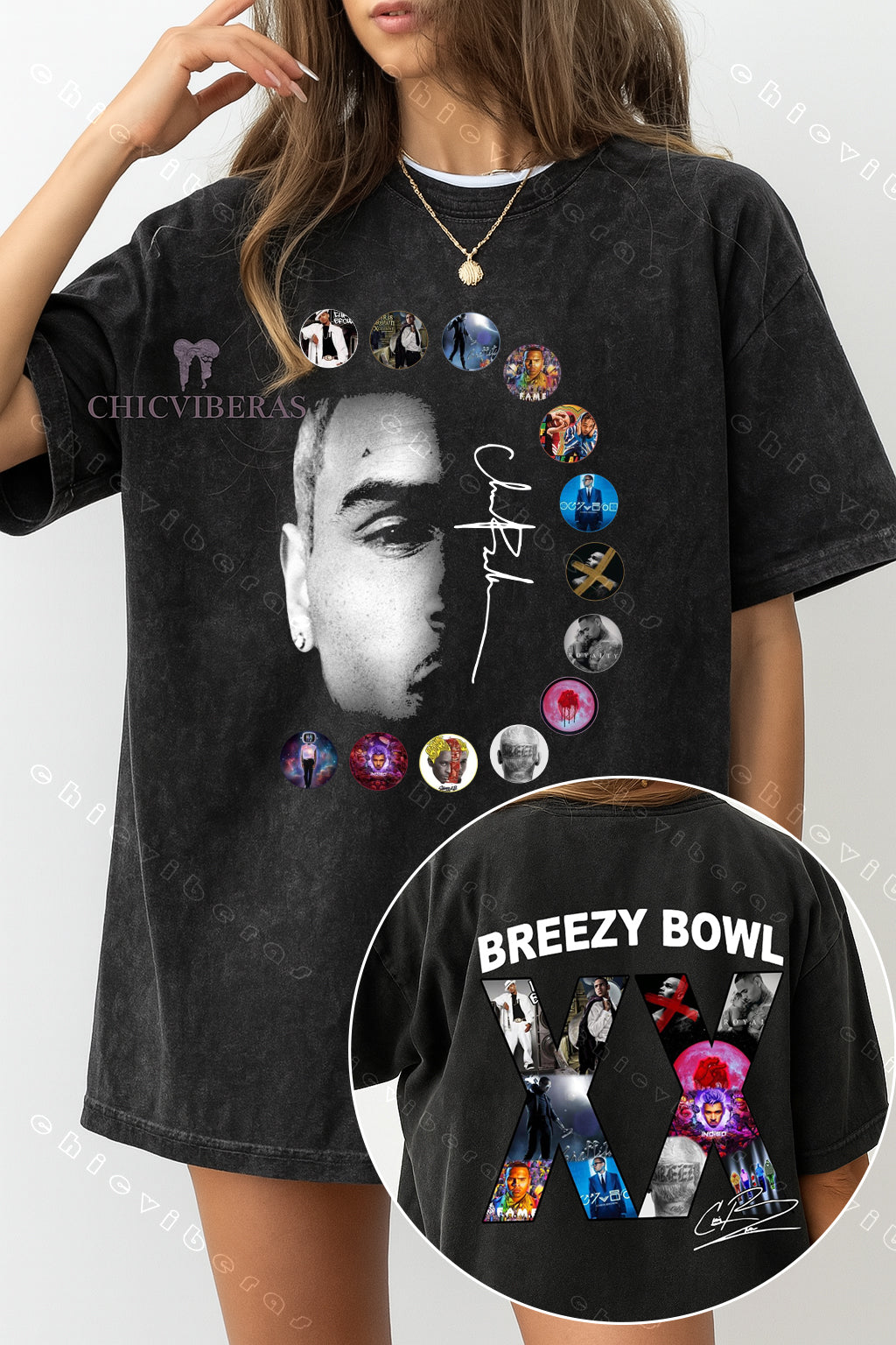 Chris Brown Tour Breezy Bowl XX V2 Tee
