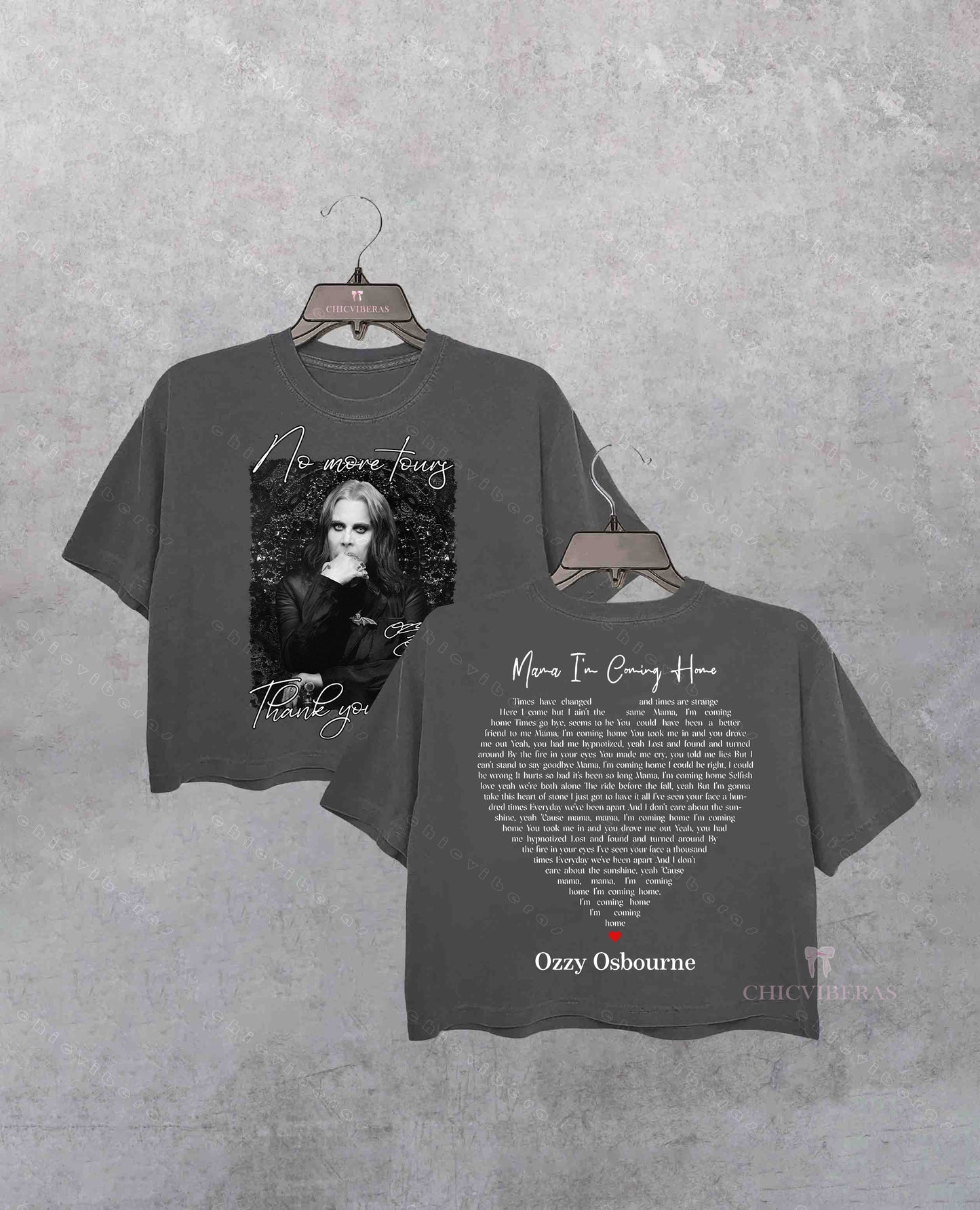 I'm Coming Home Ozzy Osborne Crop Shirt
