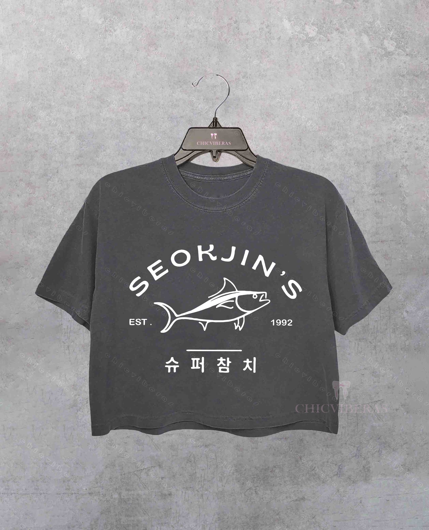 Super Tuna Jin Happy BTS Kpop Crop Shirt