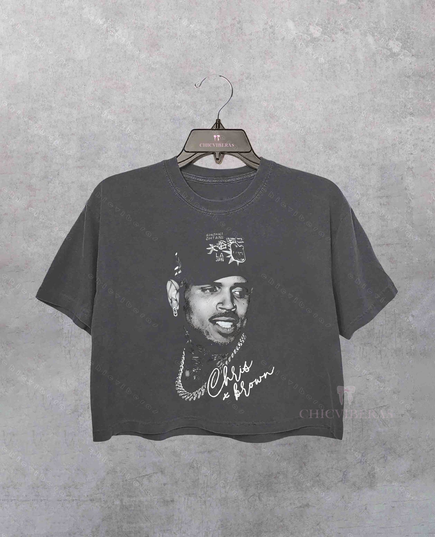 Chris Brown Tour Breezy Bowl Crop Shirt