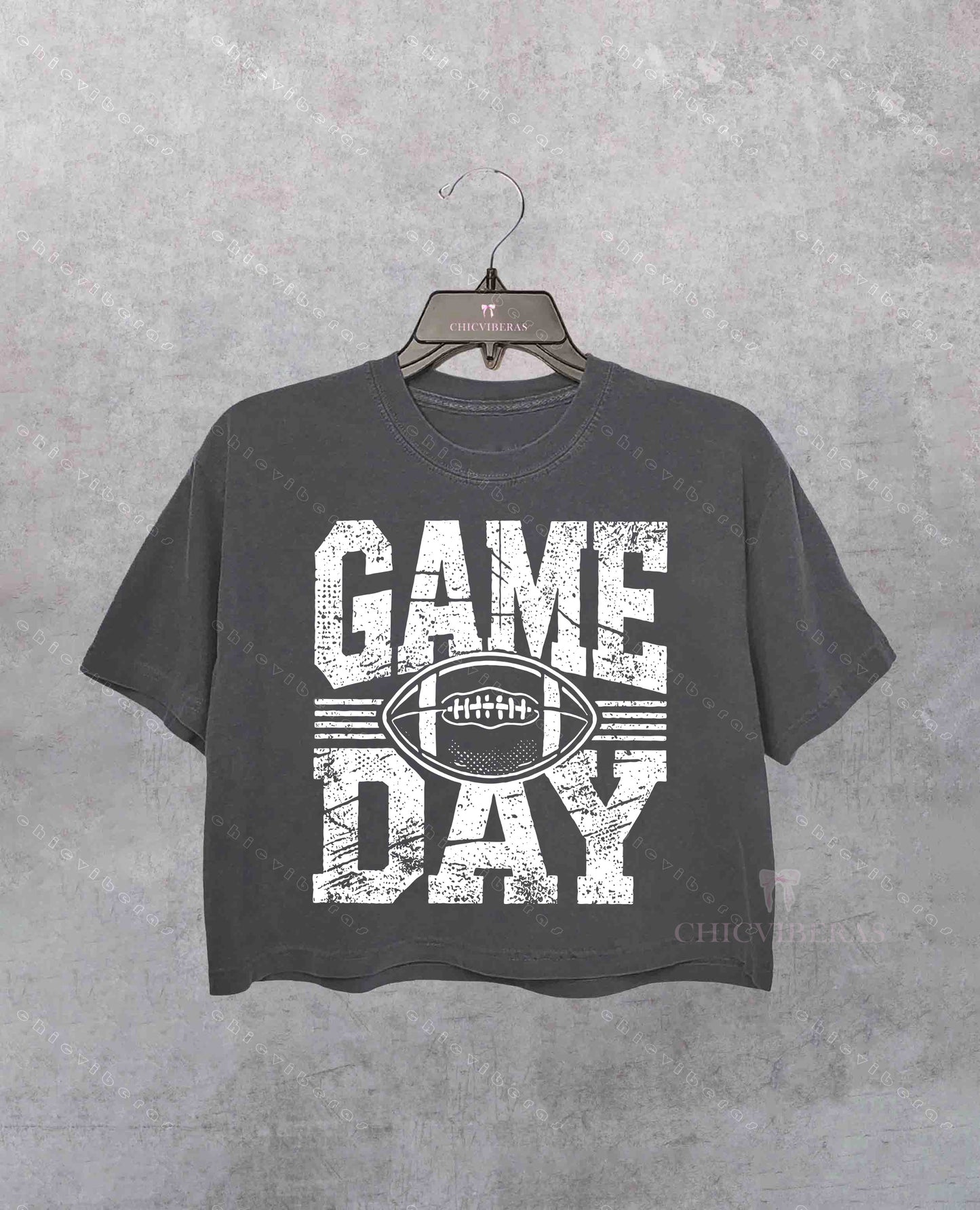 Football Season Football Mama Crop Shirt