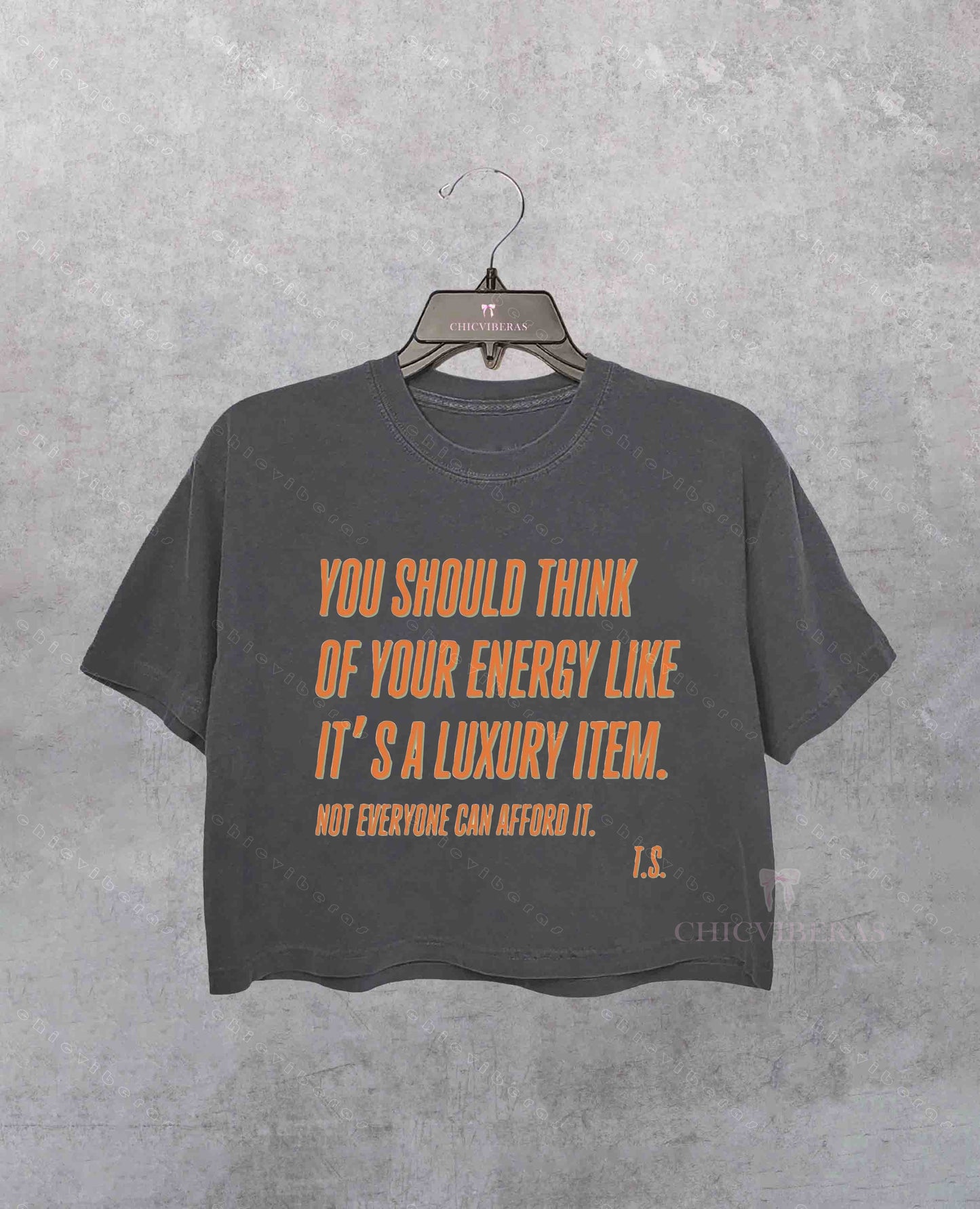T.S Luxury Item Not Everyone Can Afford It Crop Shirt