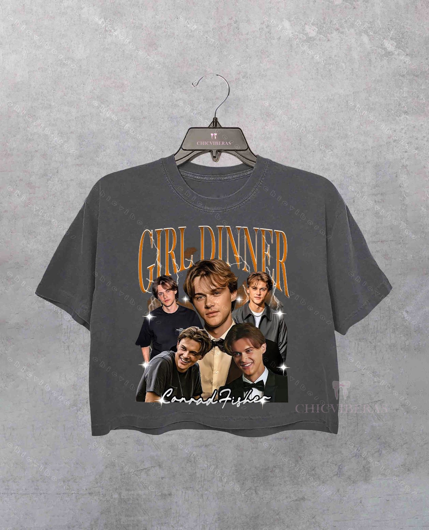 Conrad Fisher Girl's Dinner TSITP Crop Shirt