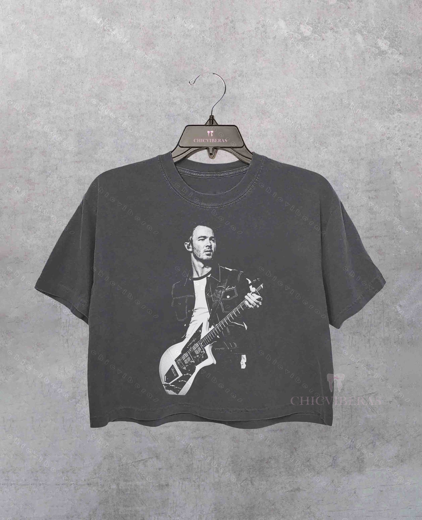 20th Anniversary Of Jonas Kevin Crop Shirt