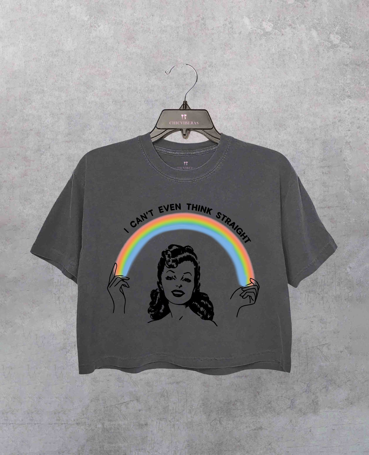I Can't Even Think Straight Crop Shirt