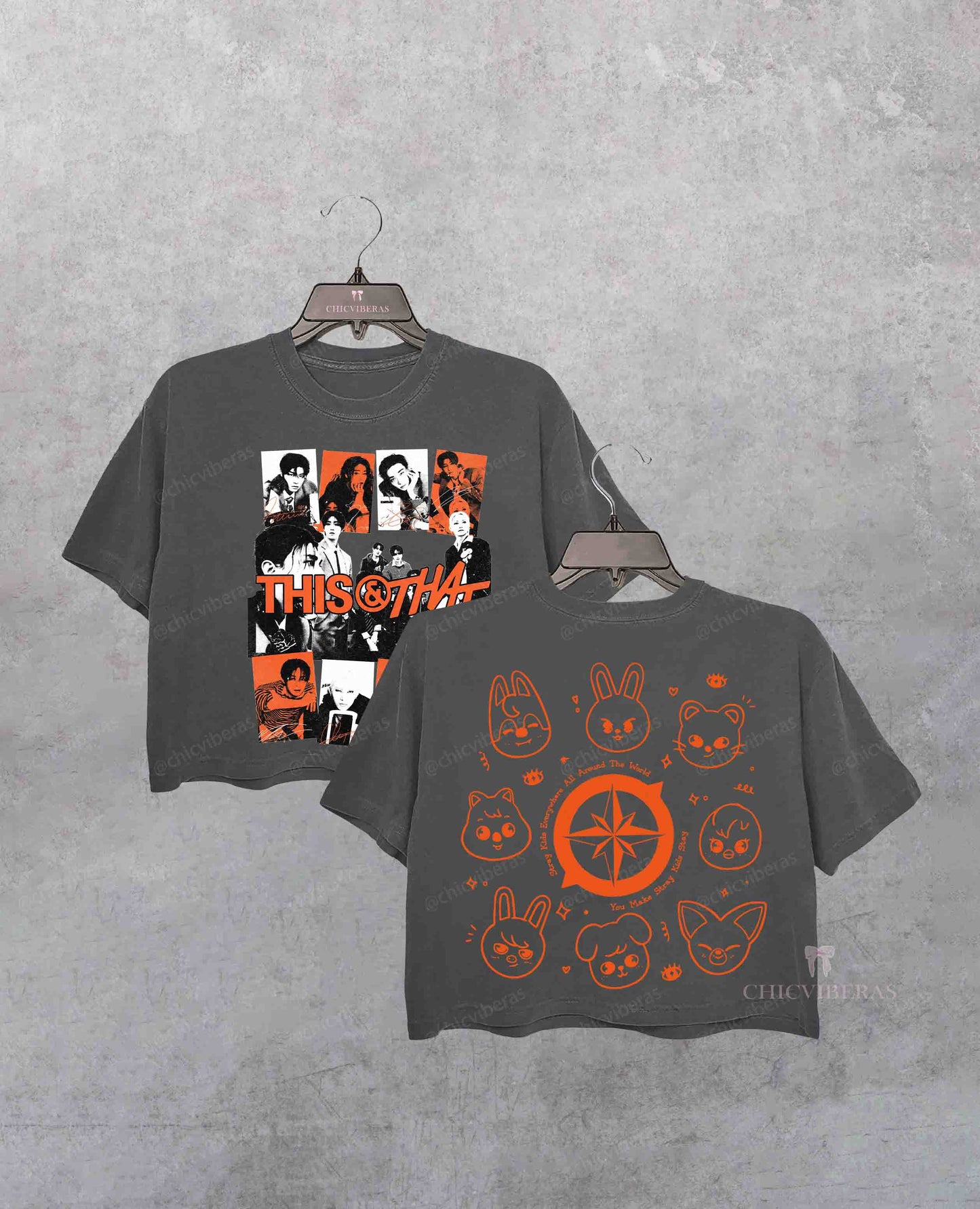 Stray Kids This & That Skzoo Retro Crop Shirt