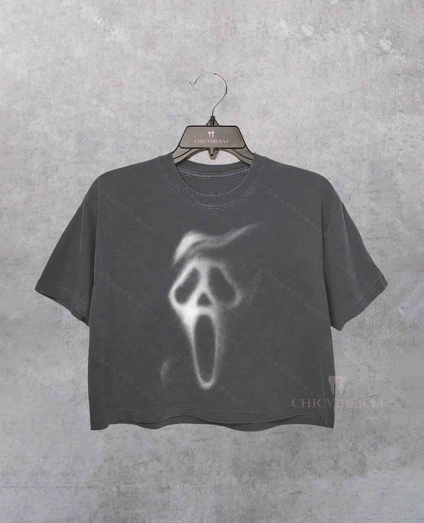 Faded Ghost Vintage 90s Crop Shirt