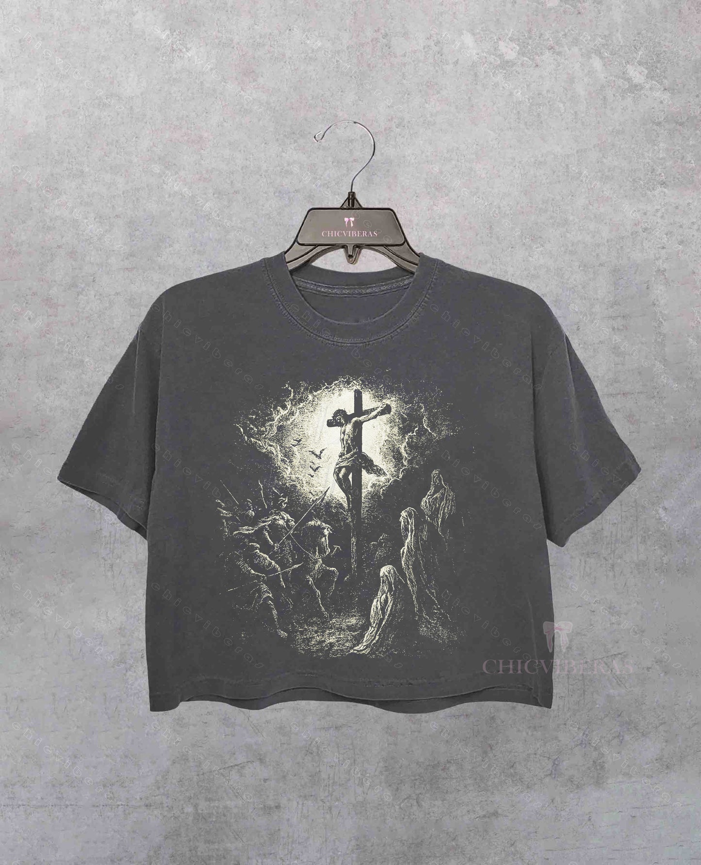 Jesus Spiritual Art Crop Shirt