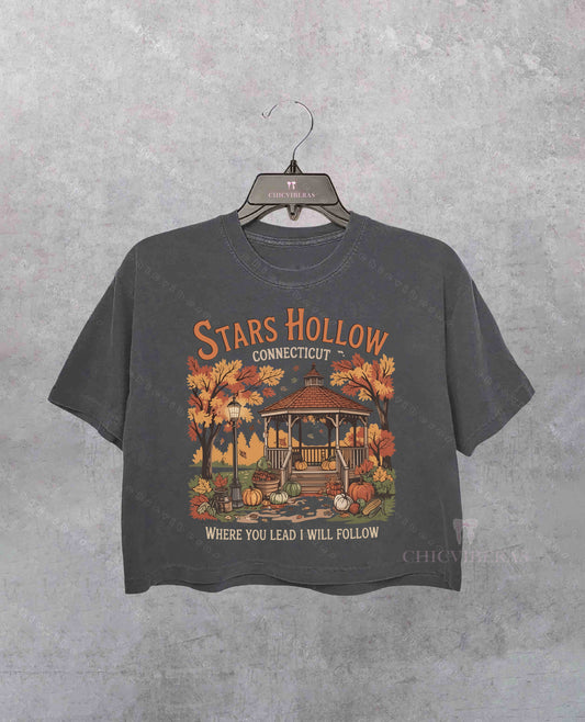 Stars Hollow Where You Lead I Will Follow Crop Shirt