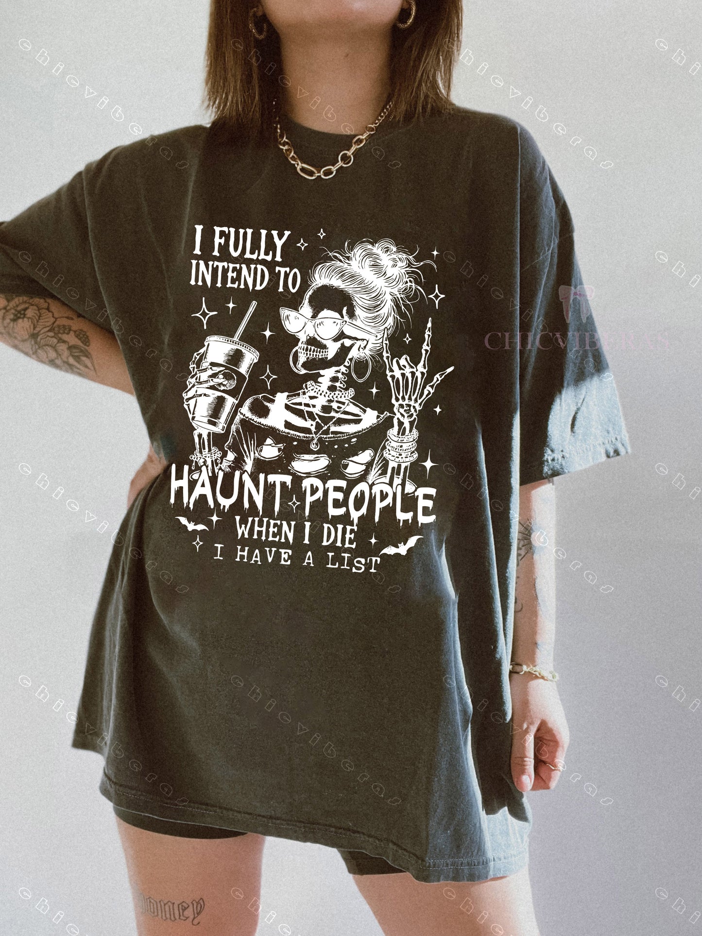 I Fully Intend To Haunt People Halloween Tee