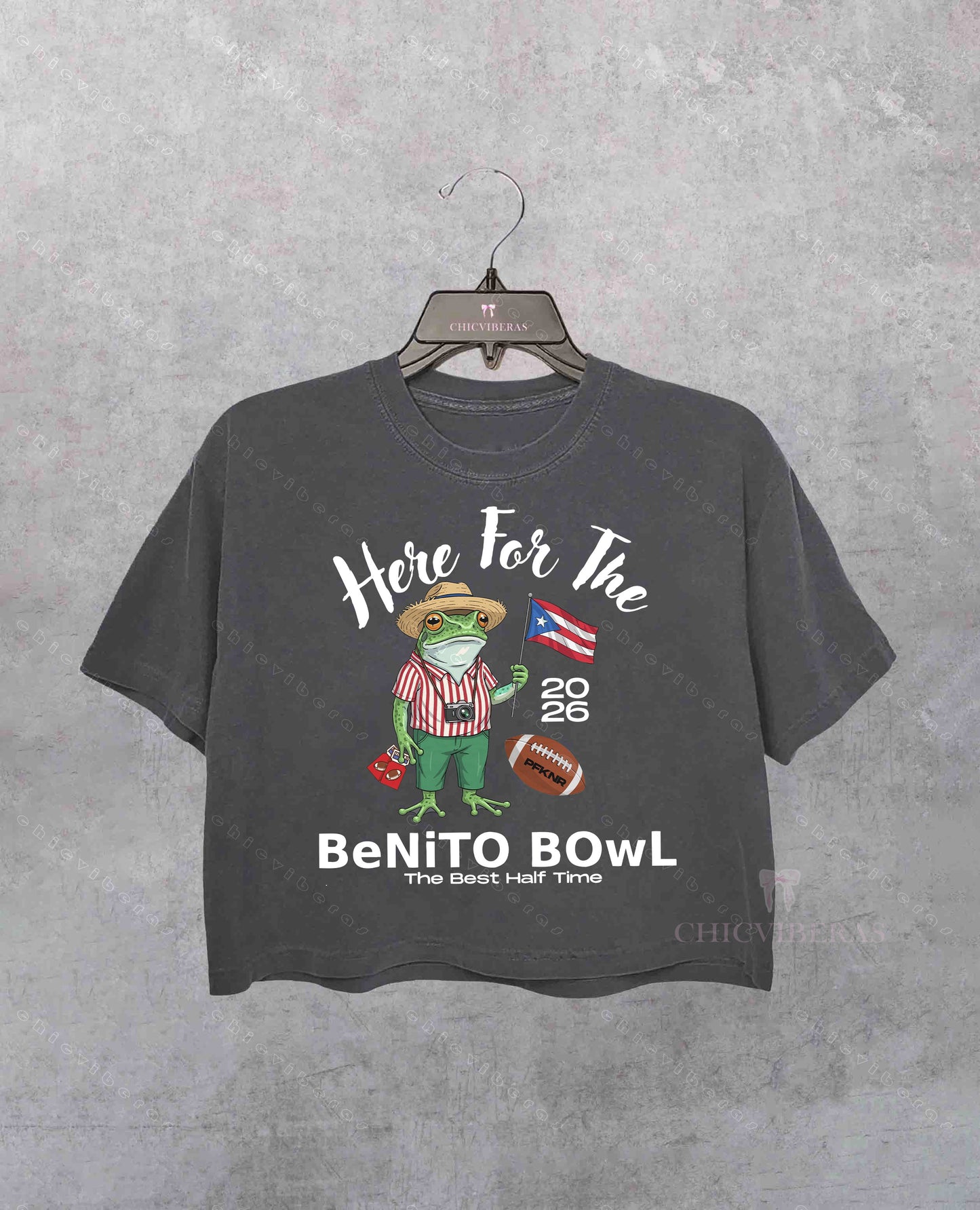 Here For The Benito Bowl Crop Shirt