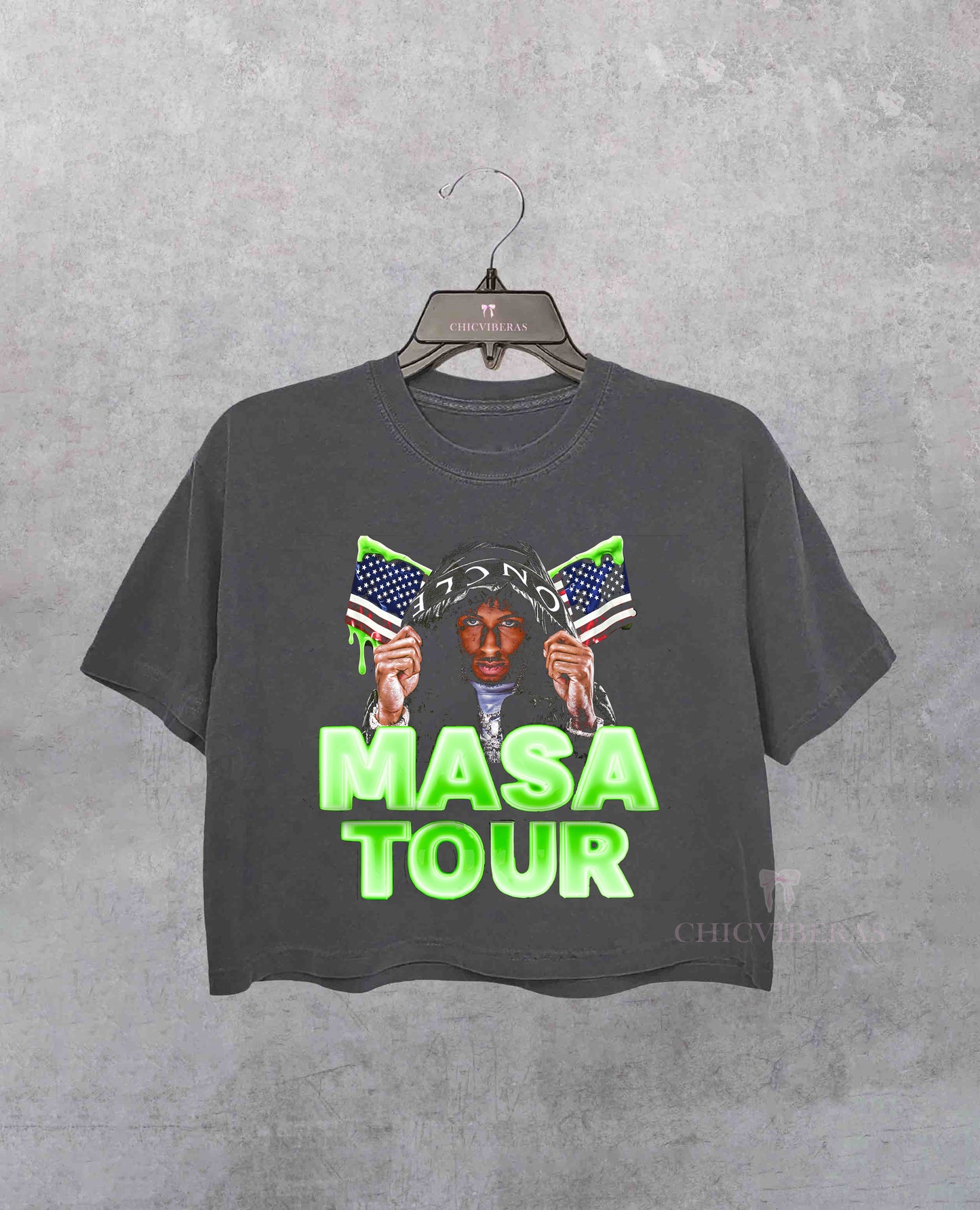 Youngboy Masa Tour 2025 Crop Shirt