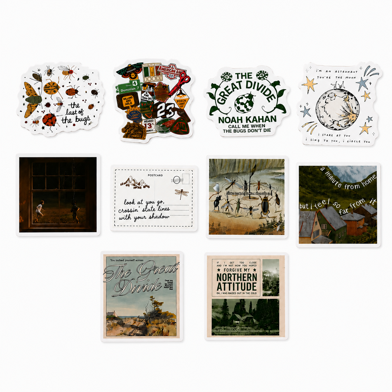 10 Pcs NK Stickers