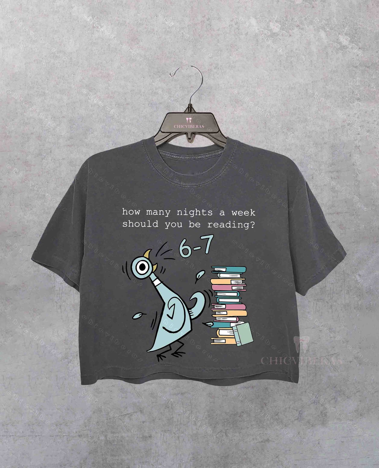How Many Nights A Week Should You Be Reading 6-7 Crop Shirt